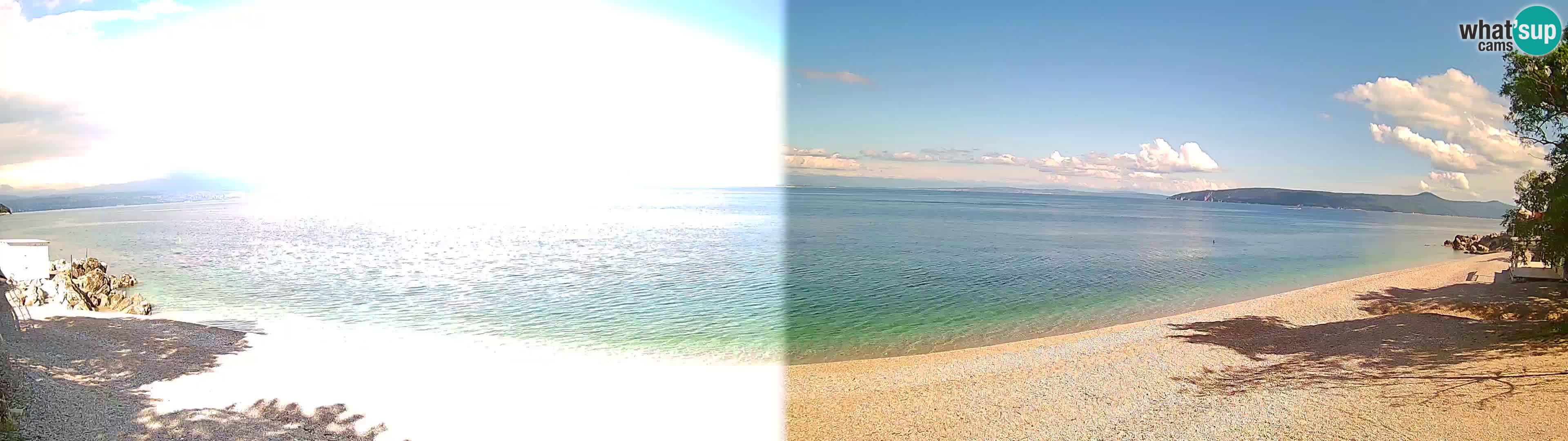 Spletna kamera plaža Sv. Ivan | Mošćenička Draga