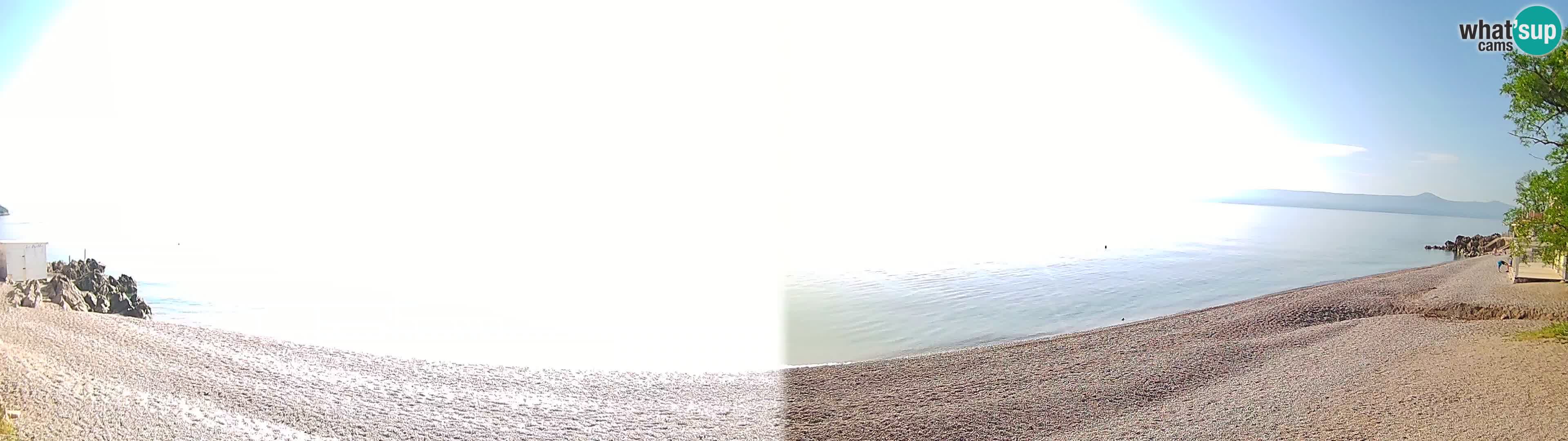 Webcam spiaggia Sv. Ivan | Draga di Moschiena