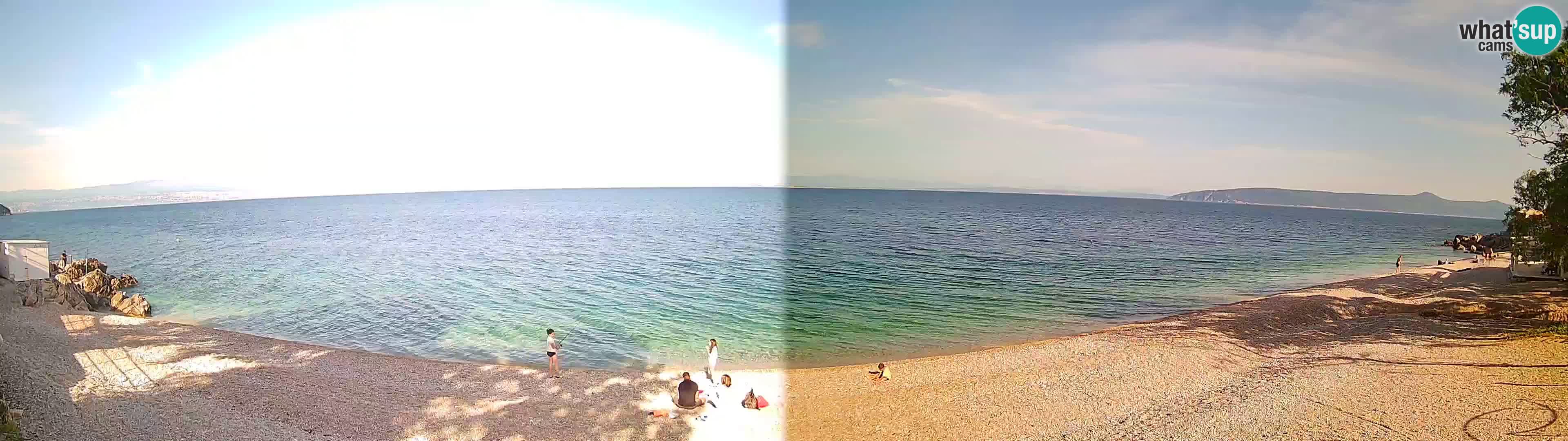 Webcam spiaggia Sv. Ivan | Draga di Moschiena