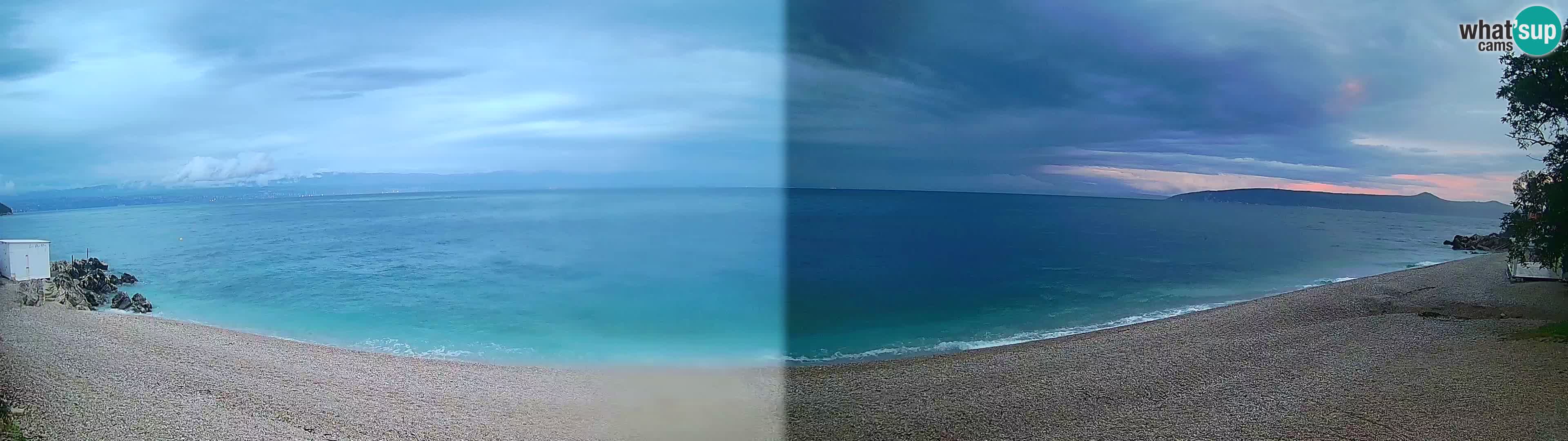 Webcam spiaggia Sv. Ivan | Draga di Moschiena