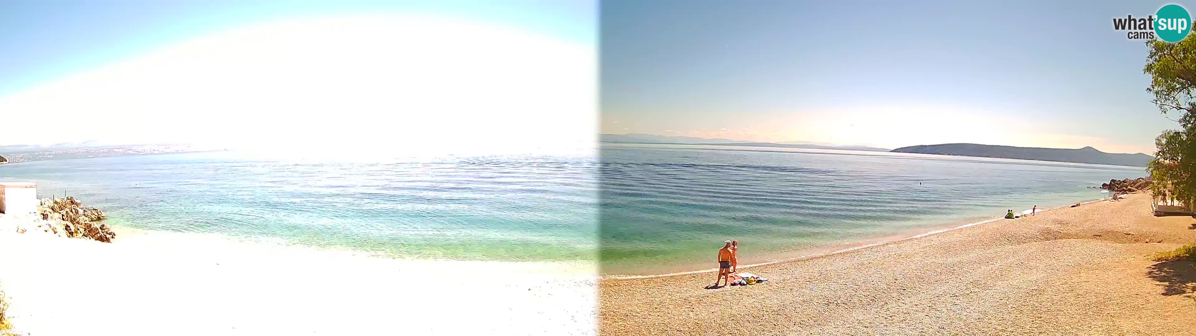 Webcam spiaggia Sv. Ivan | Draga di Moschiena