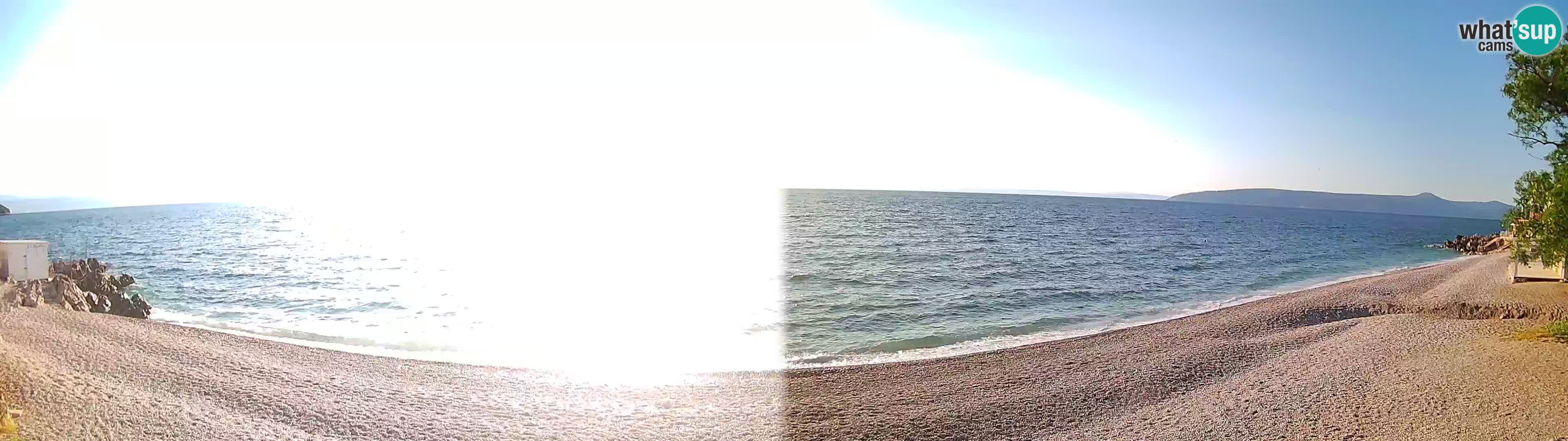 Webcam spiaggia Sv. Ivan | Draga di Moschiena