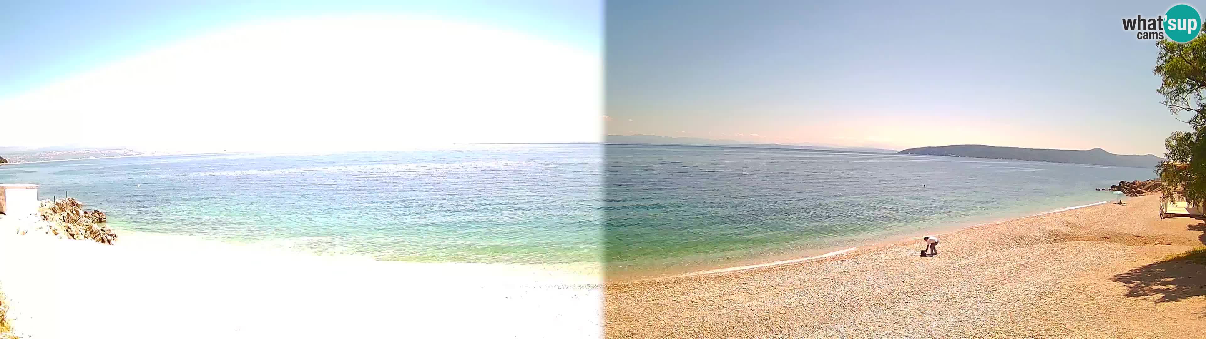 Webcam spiaggia Sv. Ivan | Draga di Moschiena