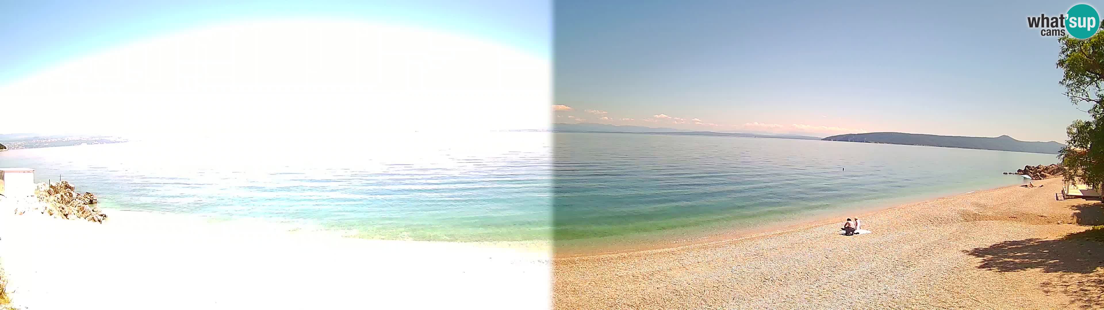 Spletna kamera plaža Sv. Ivan | Mošćenička Draga