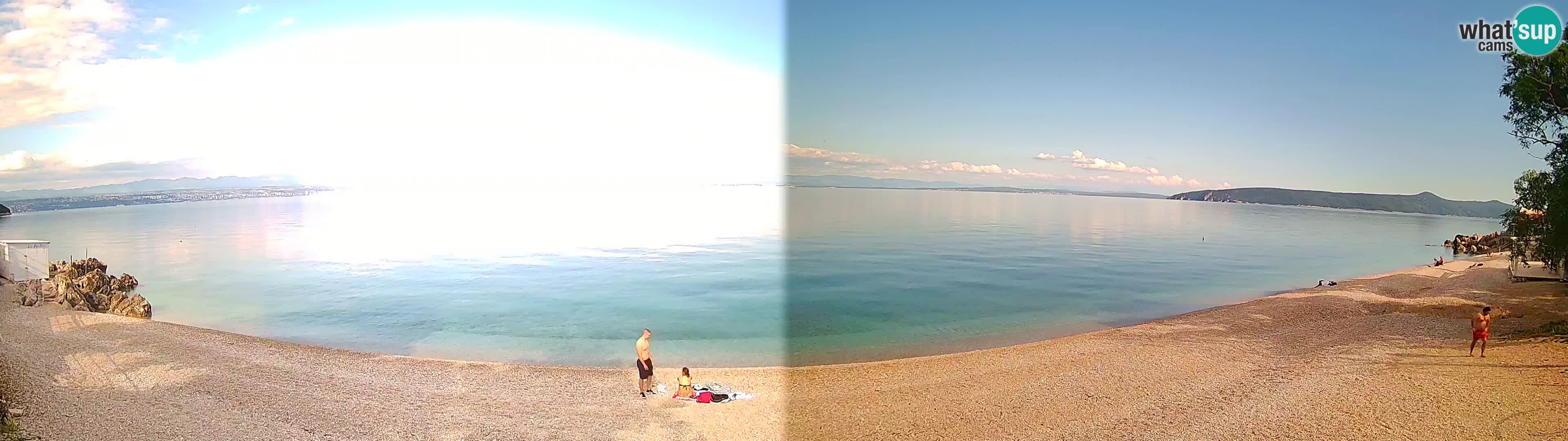 Webcam spiaggia Sv. Ivan | Draga di Moschiena