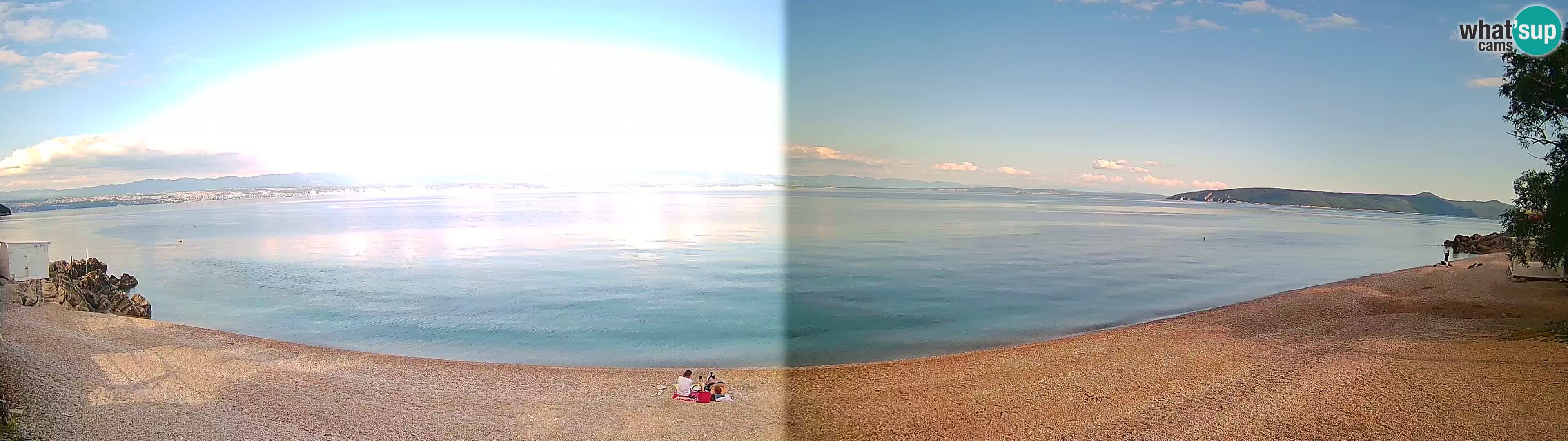 Webcam spiaggia Sv. Ivan | Draga di Moschiena