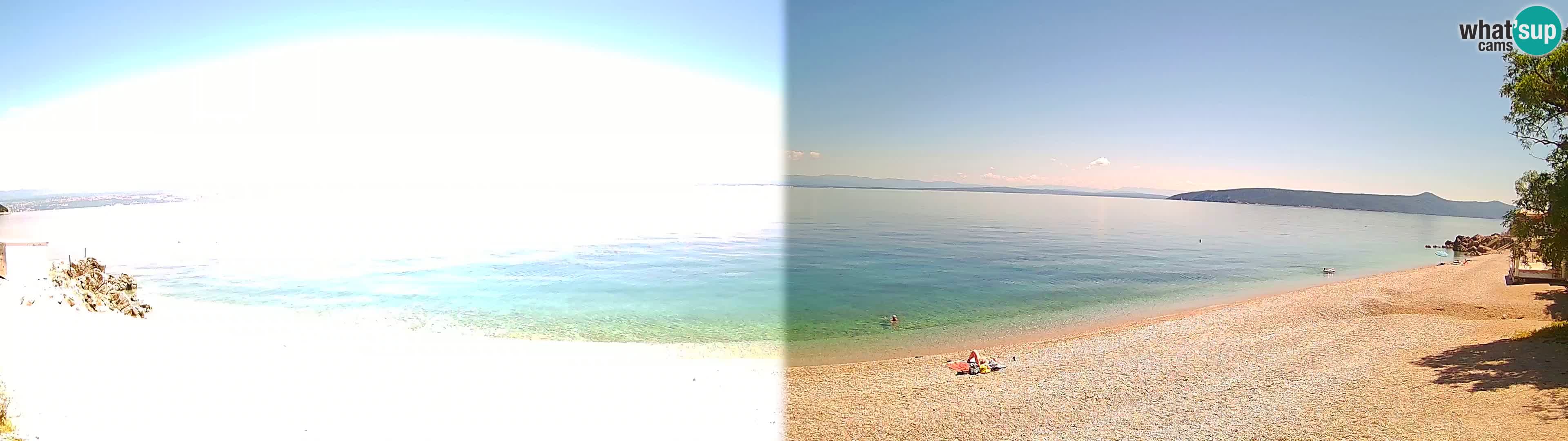 Spletna kamera plaža Sv. Ivan | Mošćenička Draga