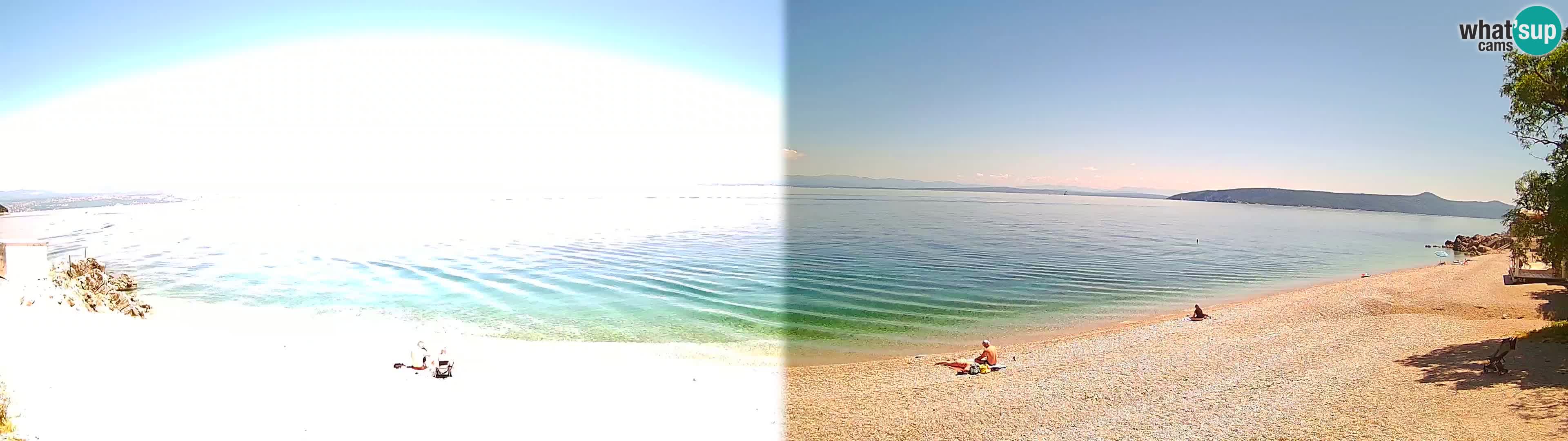 Webcam spiaggia Sv. Ivan | Draga di Moschiena