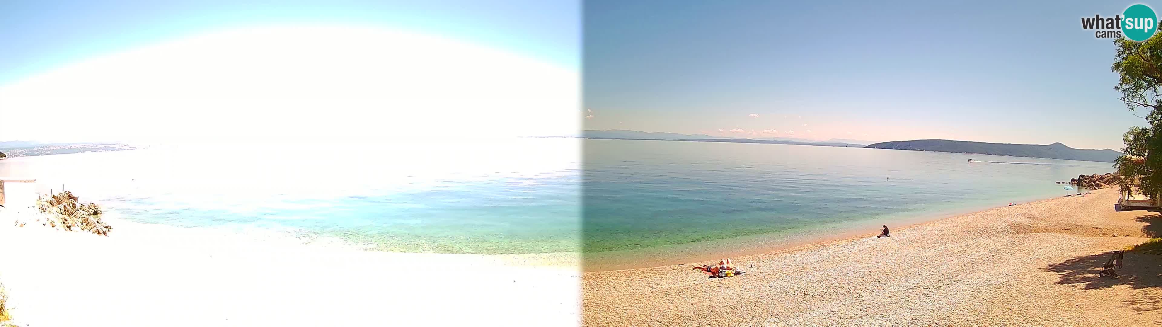 Webcam spiaggia Sv. Ivan | Draga di Moschiena