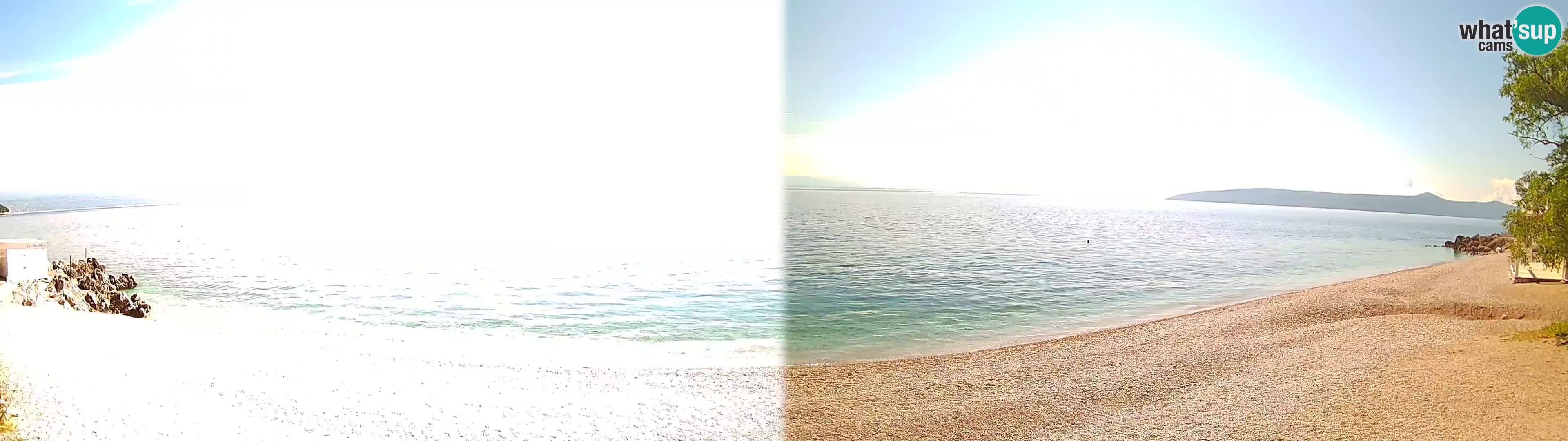 Webcam spiaggia Sv. Ivan | Draga di Moschiena