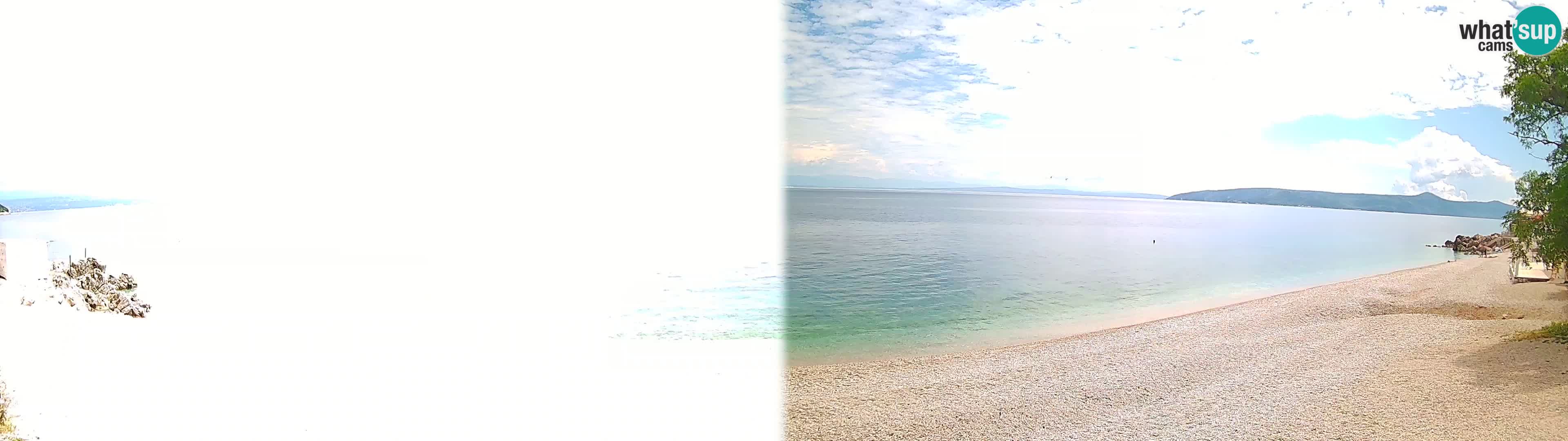 Spletna kamera plaža Sv. Ivan | Mošćenička Draga