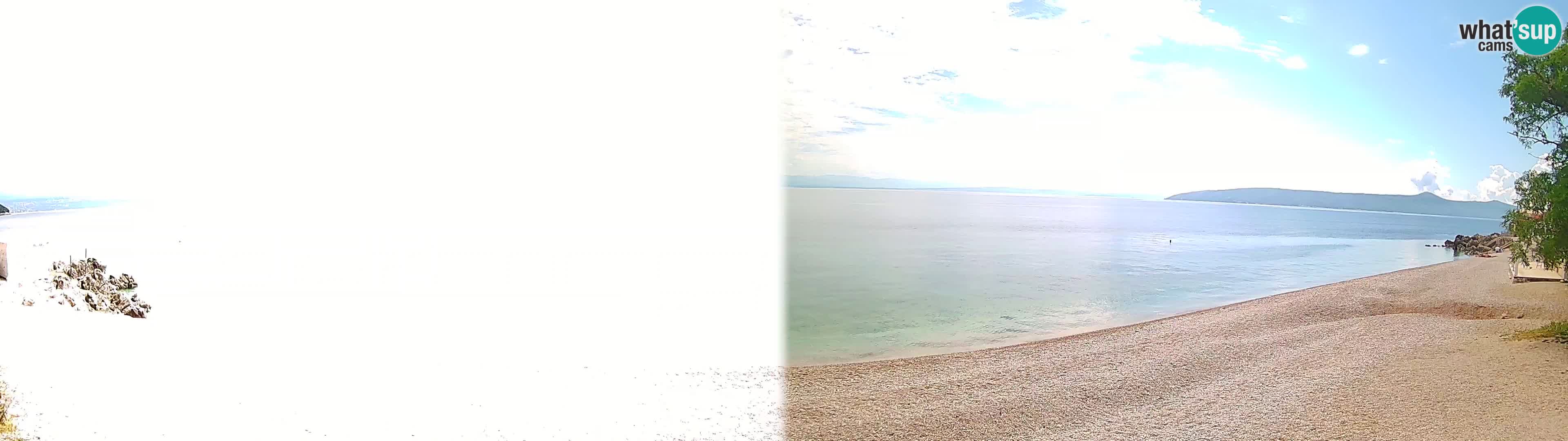 Webcam spiaggia Sv. Ivan | Draga di Moschiena