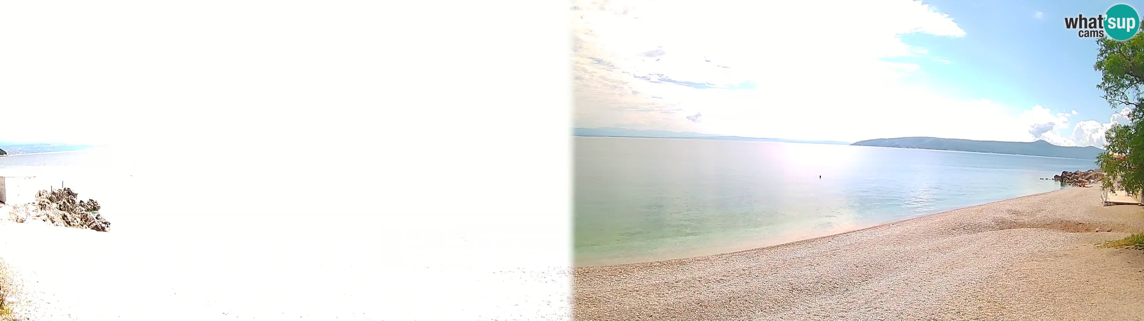 Webcam spiaggia Sv. Ivan | Draga di Moschiena