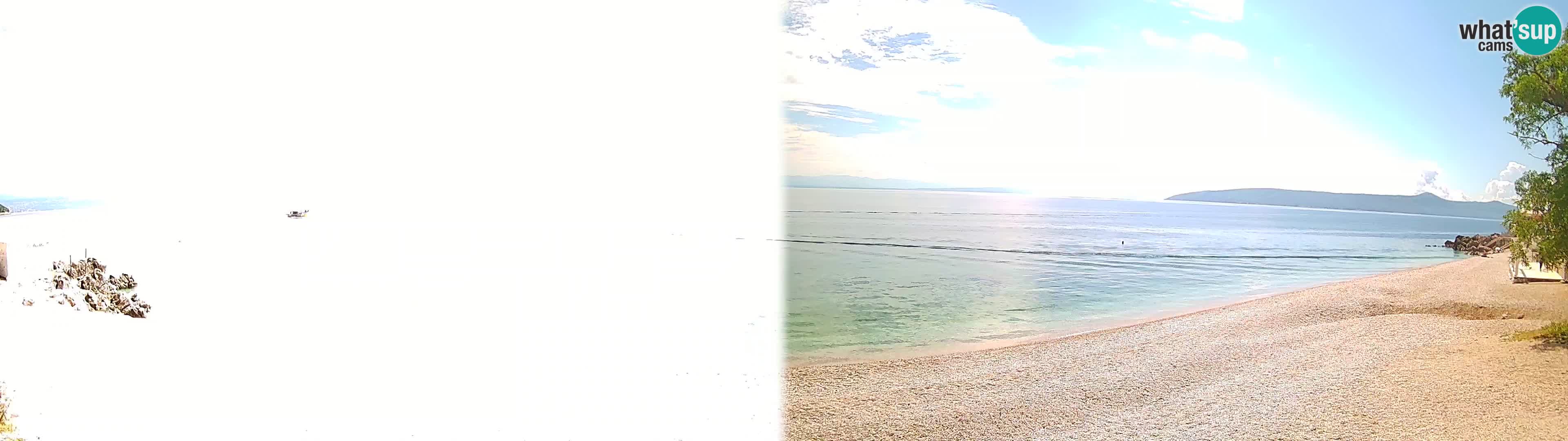 Webcam spiaggia Sv. Ivan | Draga di Moschiena