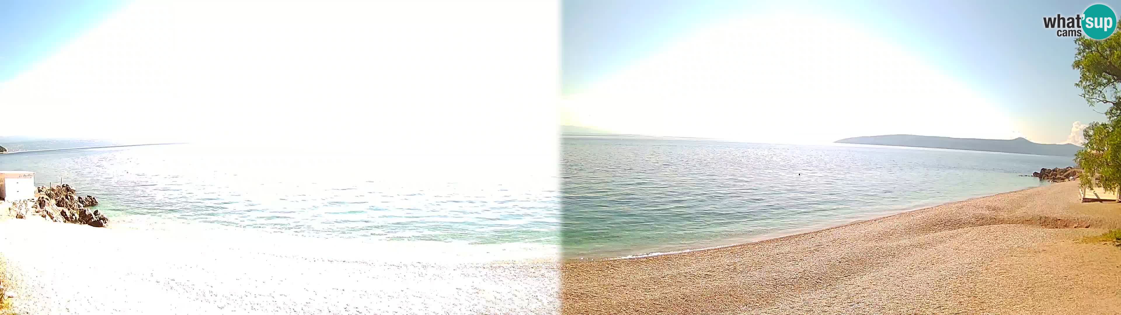 Webcam spiaggia Sv. Ivan | Draga di Moschiena