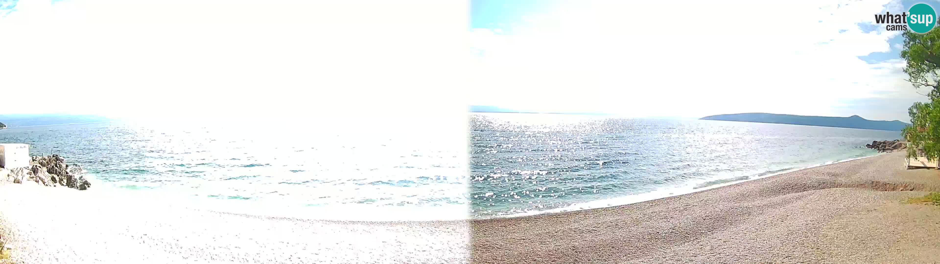 Webcam spiaggia Sv. Ivan | Draga di Moschiena