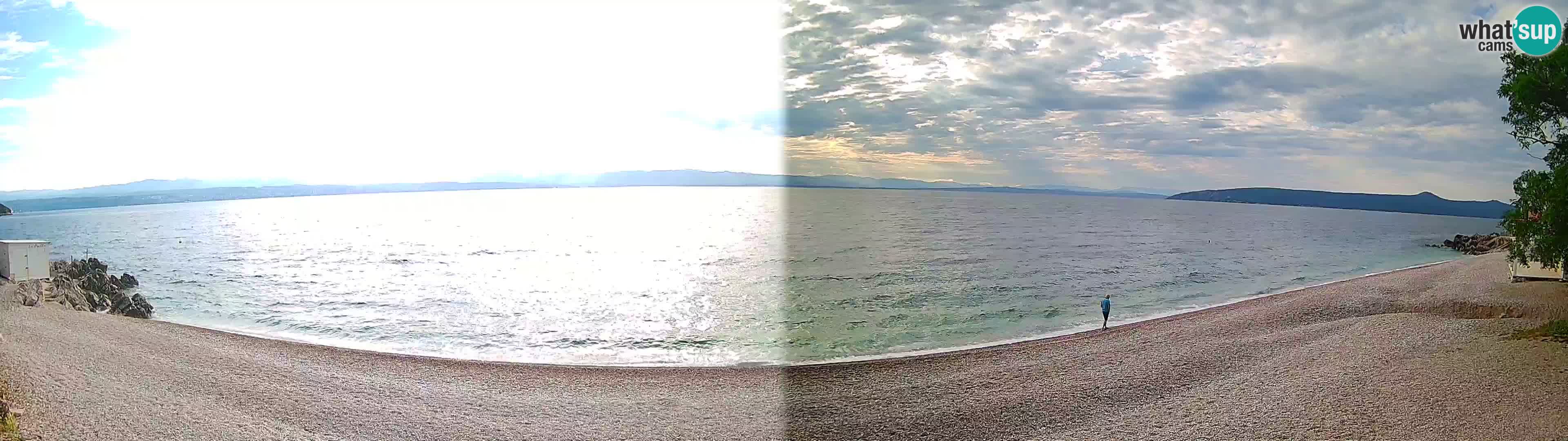 Webcam spiaggia Sv. Ivan | Draga di Moschiena