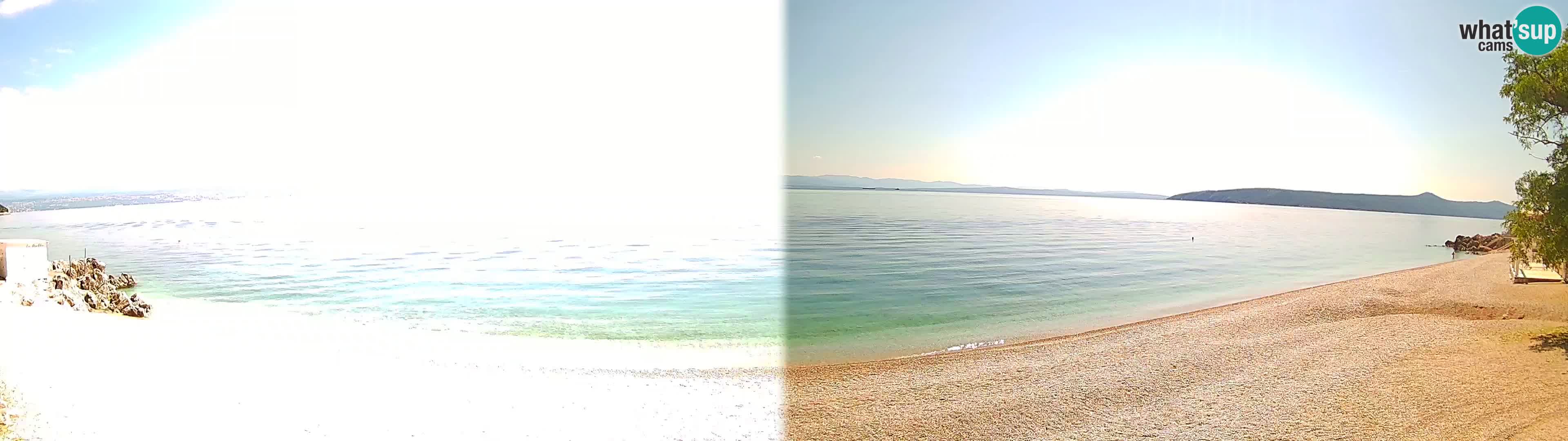 Webcam spiaggia Sv. Ivan | Draga di Moschiena