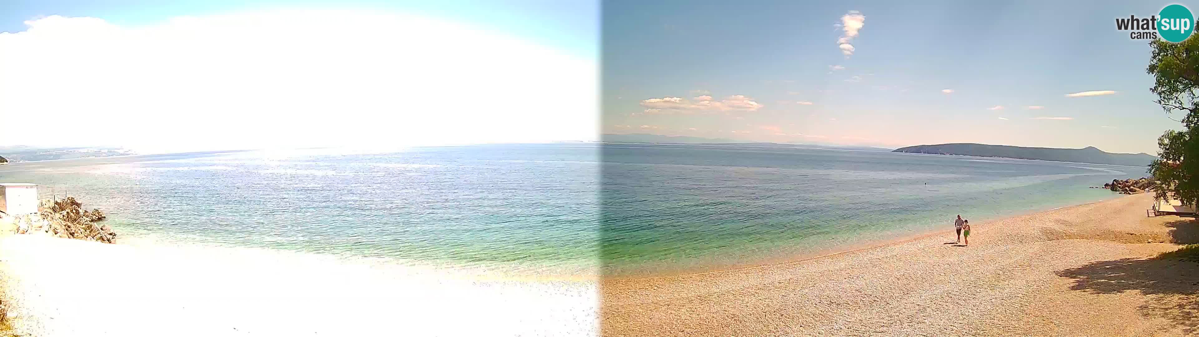 Webcam spiaggia Sv. Ivan | Draga di Moschiena
