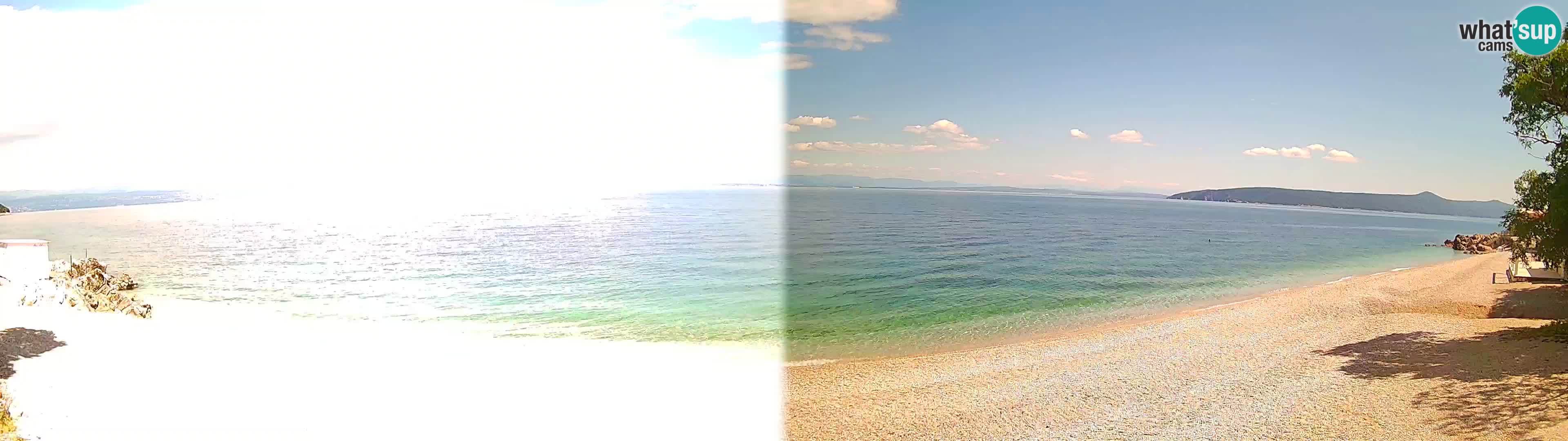 Webcam spiaggia Sv. Ivan | Draga di Moschiena