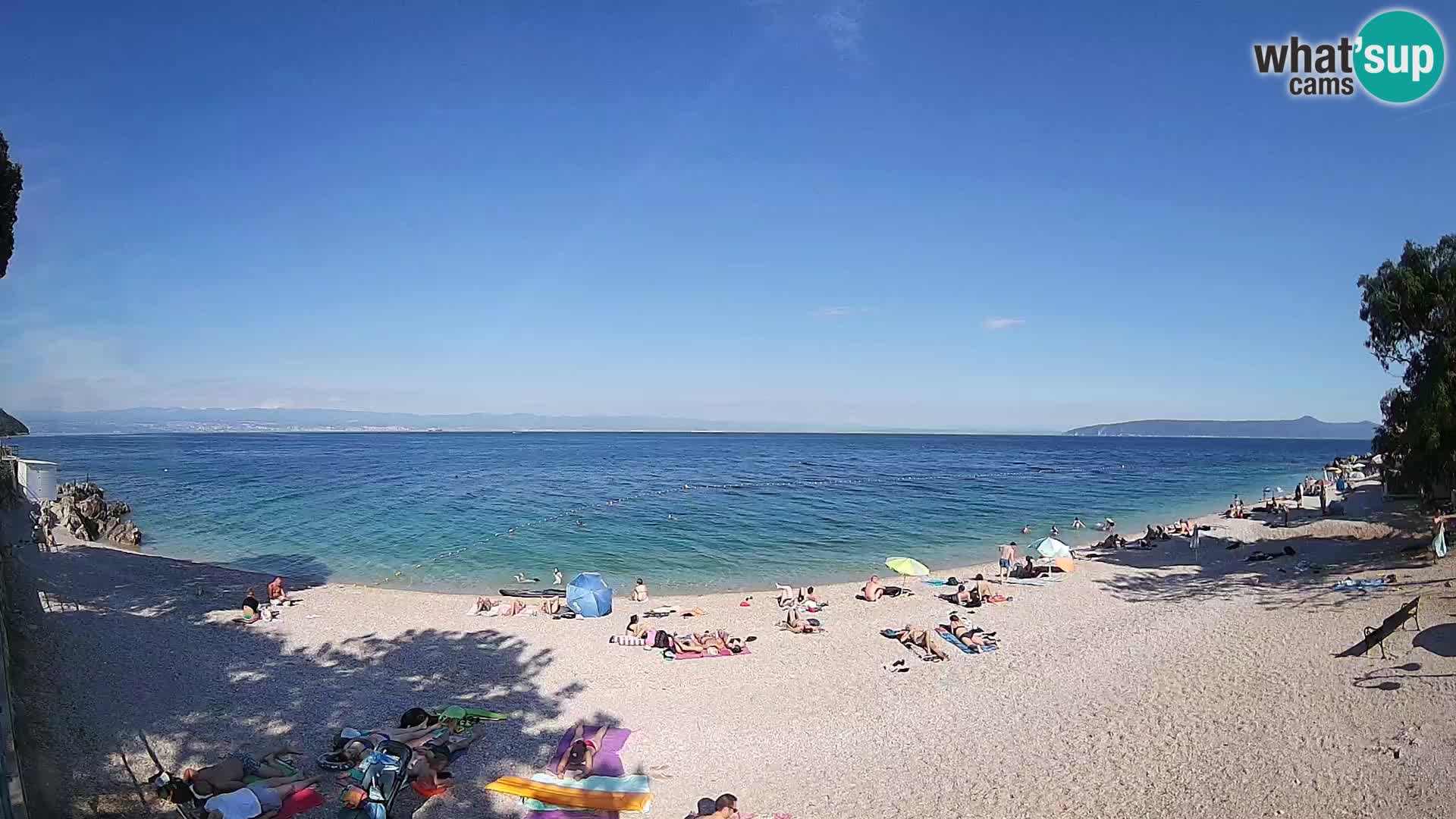 Webcam Sv. Ivan beach | Mošćenička Draga