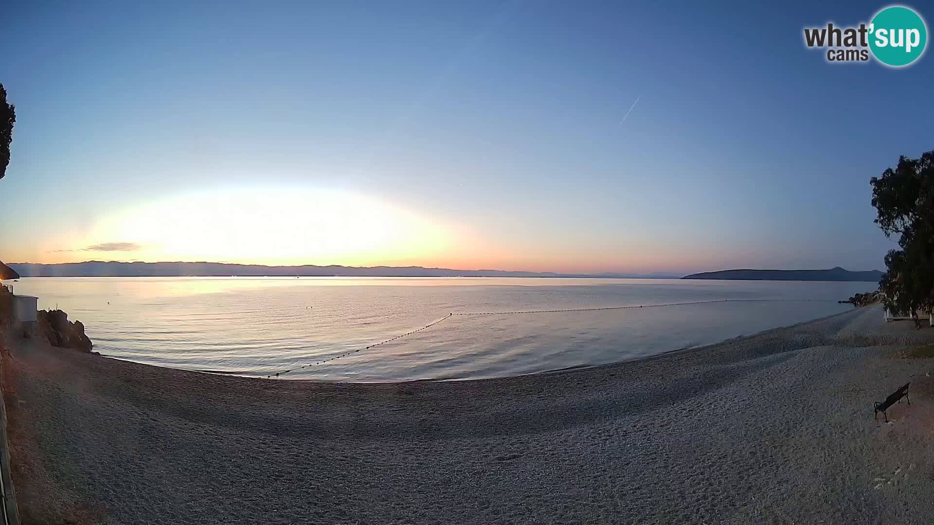 Webcam spiaggia Sv. Ivan | Draga di Moschiena