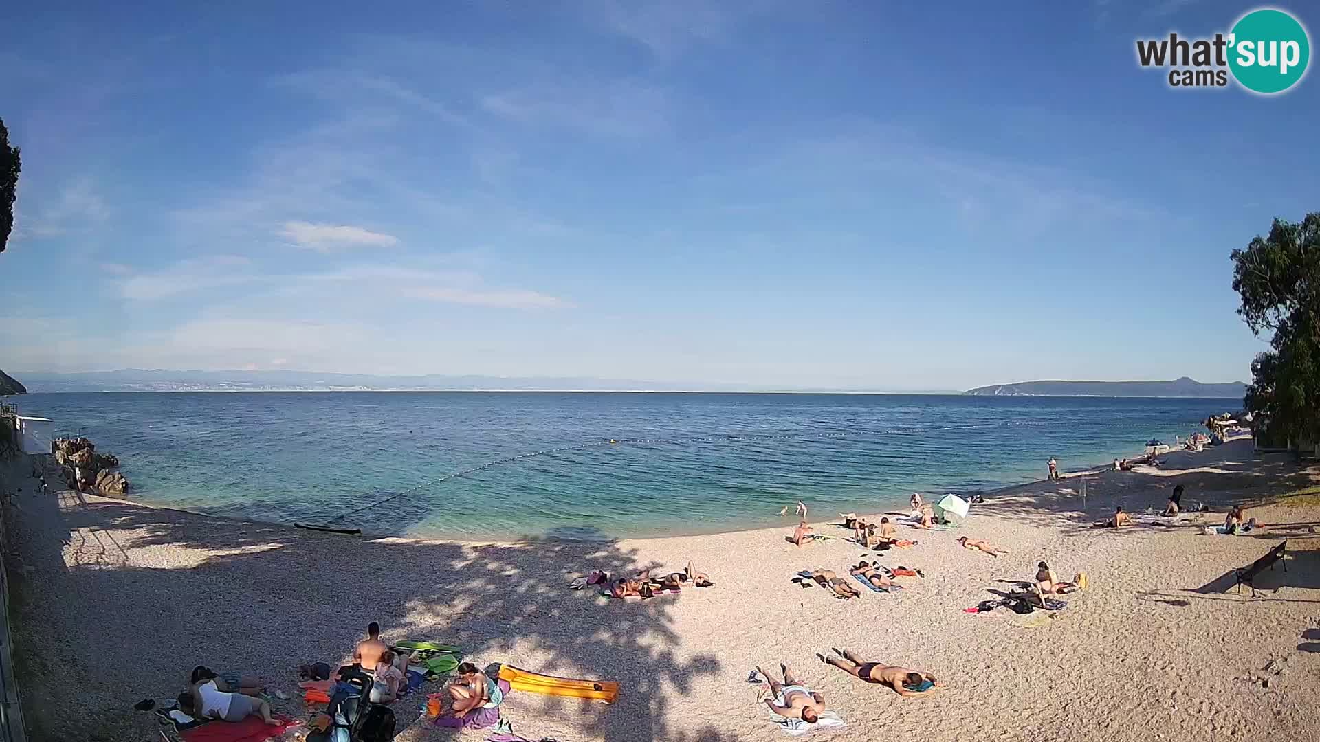 Webcam Sv. Ivan beach | Mošćenička Draga
