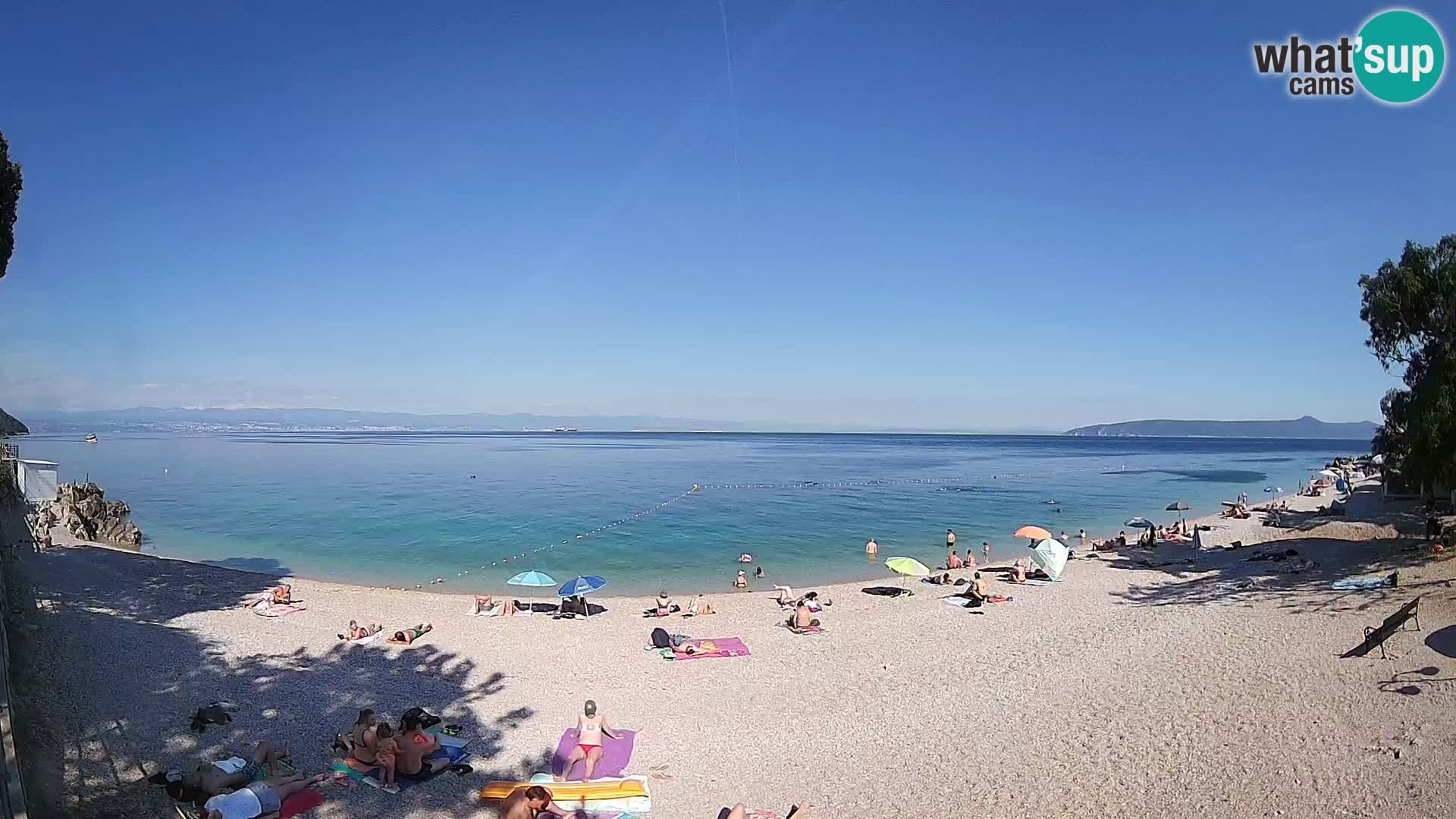 Livecam plage Sv. Ivan | Mošćenička Draga
