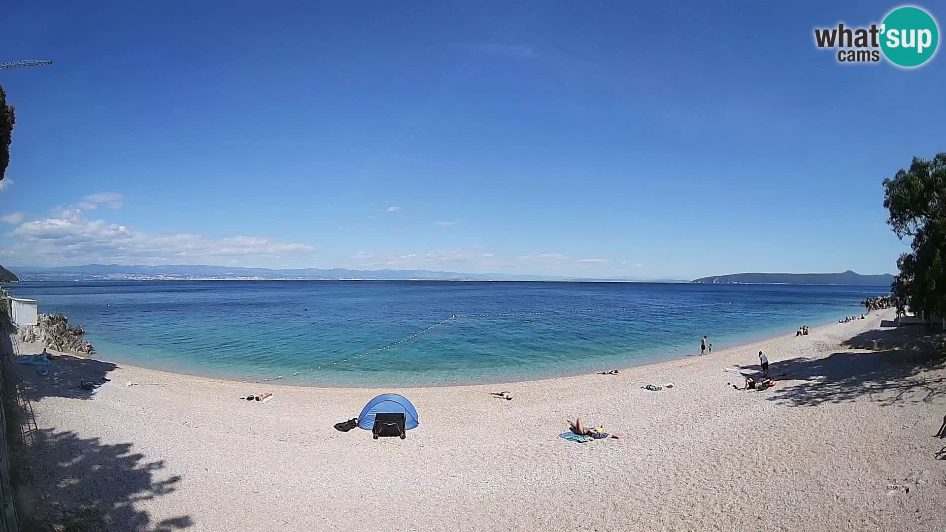 Livecam plage Sv. Ivan | Mošćenička Draga