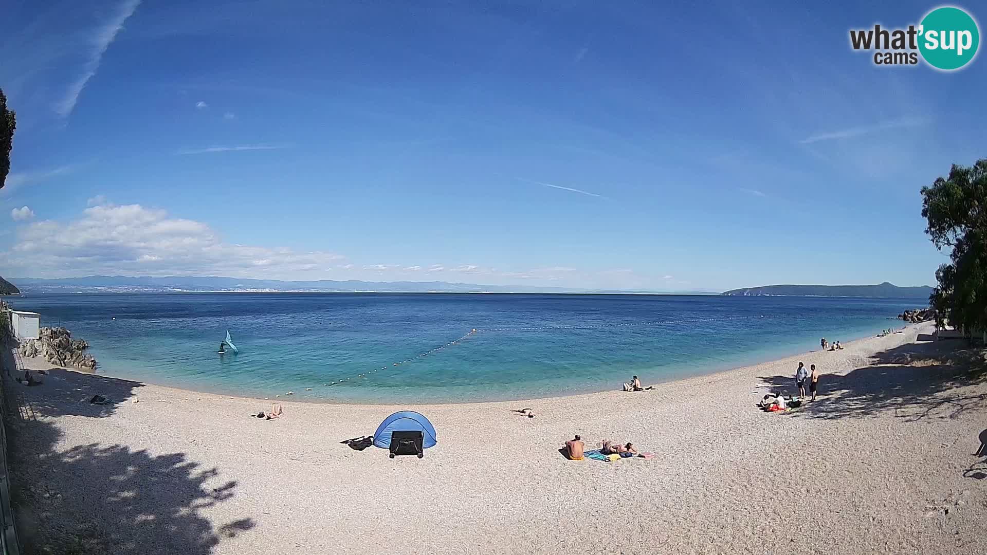Webcam playa Sv. Ivan | Mošćenička Draga