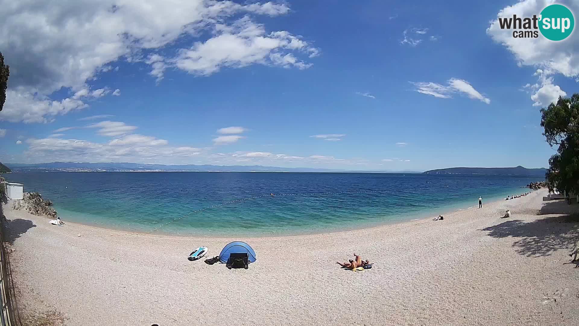Webcam playa Sv. Ivan | Mošćenička Draga