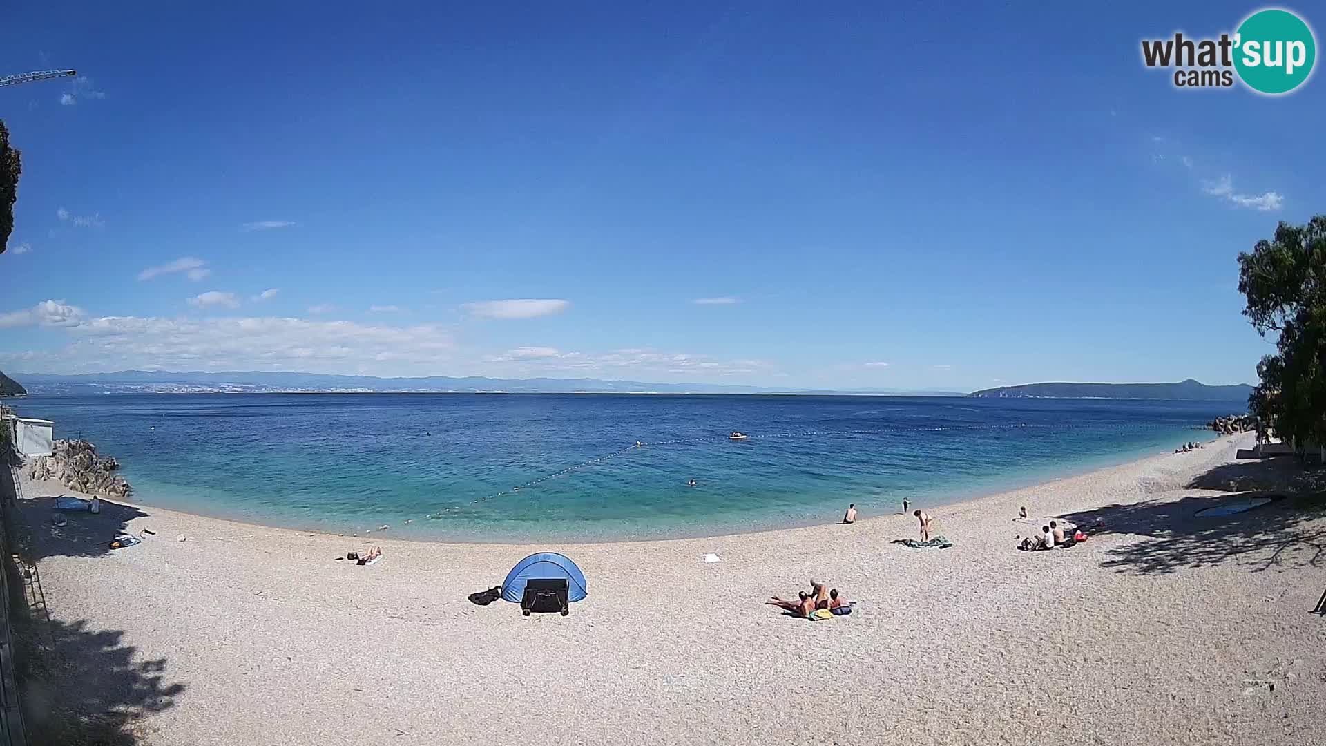 Webcam playa Sv. Ivan | Mošćenička Draga
