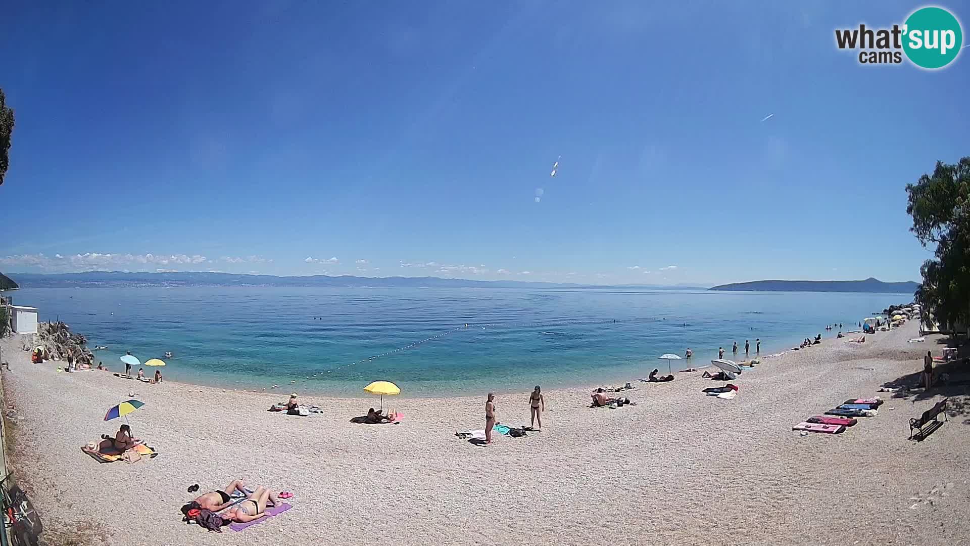 Livecam plage Sv. Ivan | Mošćenička Draga