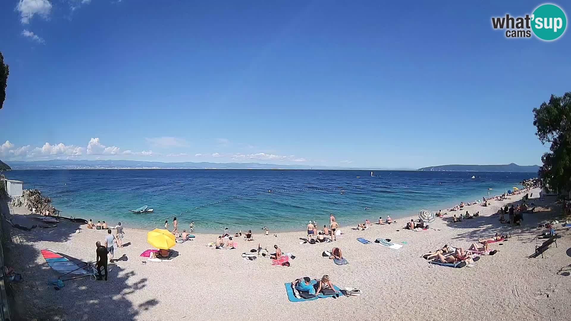 Webcam playa Sv. Ivan | Mošćenička Draga