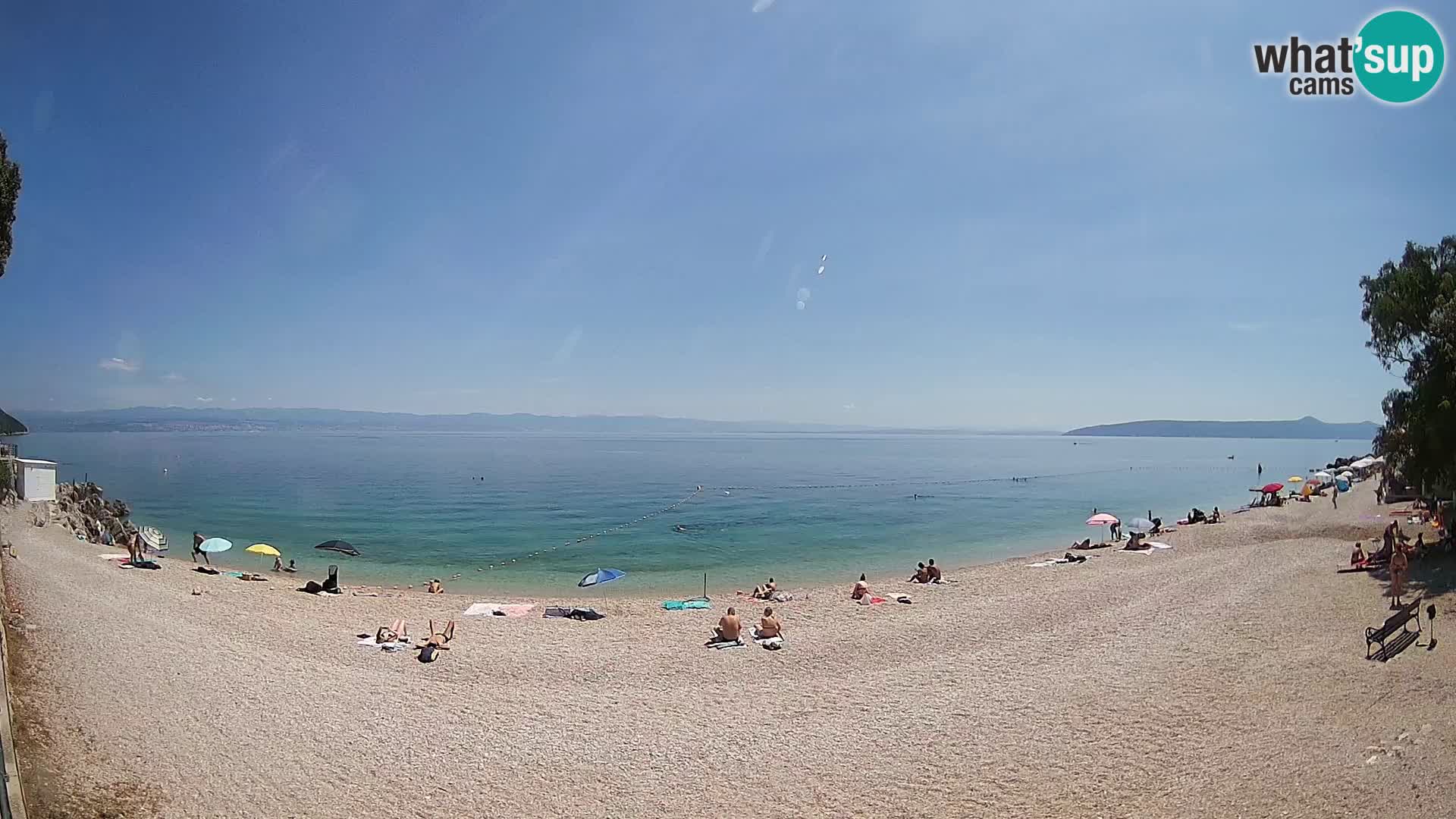 Webcam spiaggia Sv. Ivan | Draga di Moschiena