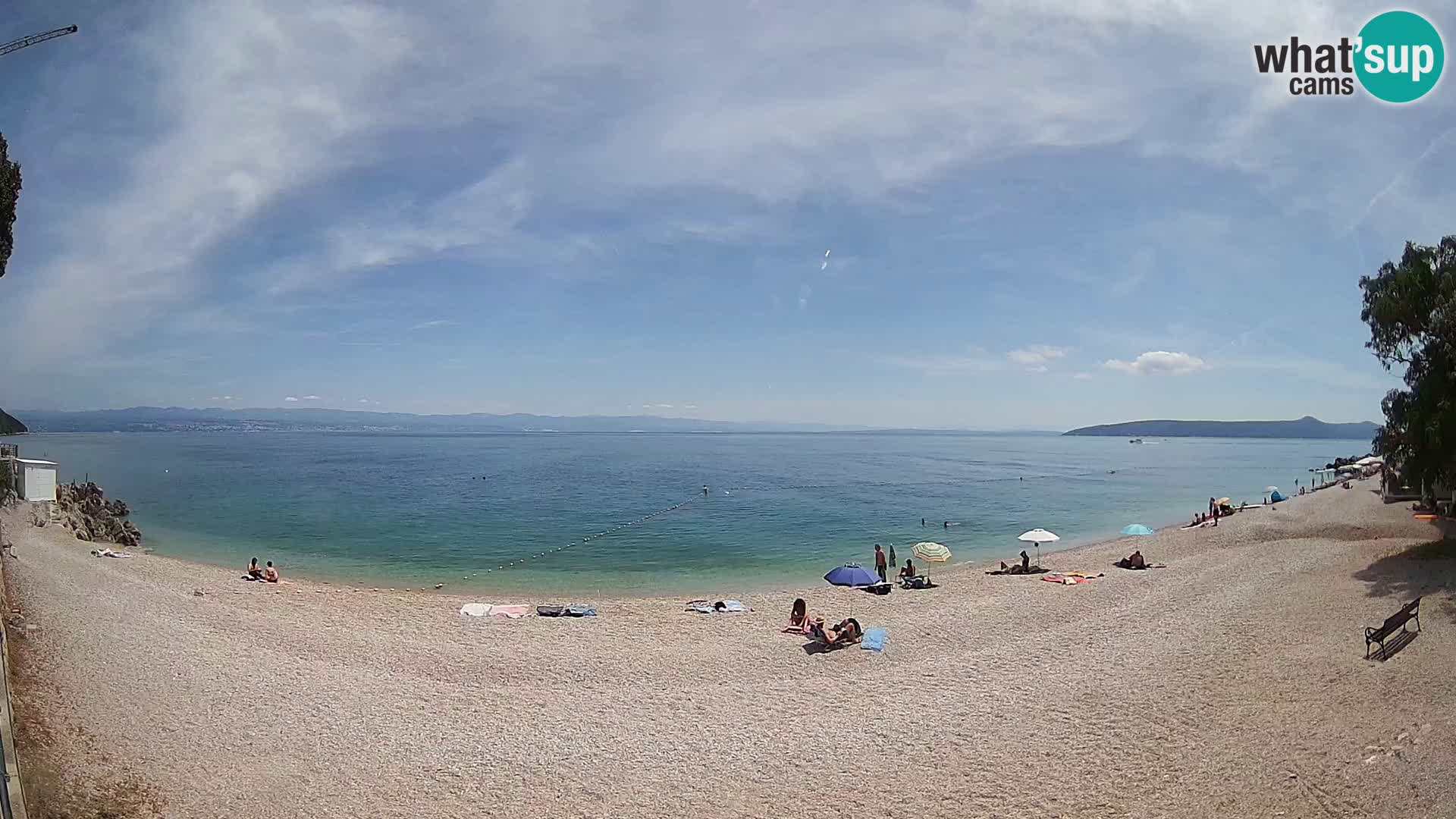 Spletna kamera plaža Sv. Ivan | Mošćenička Draga