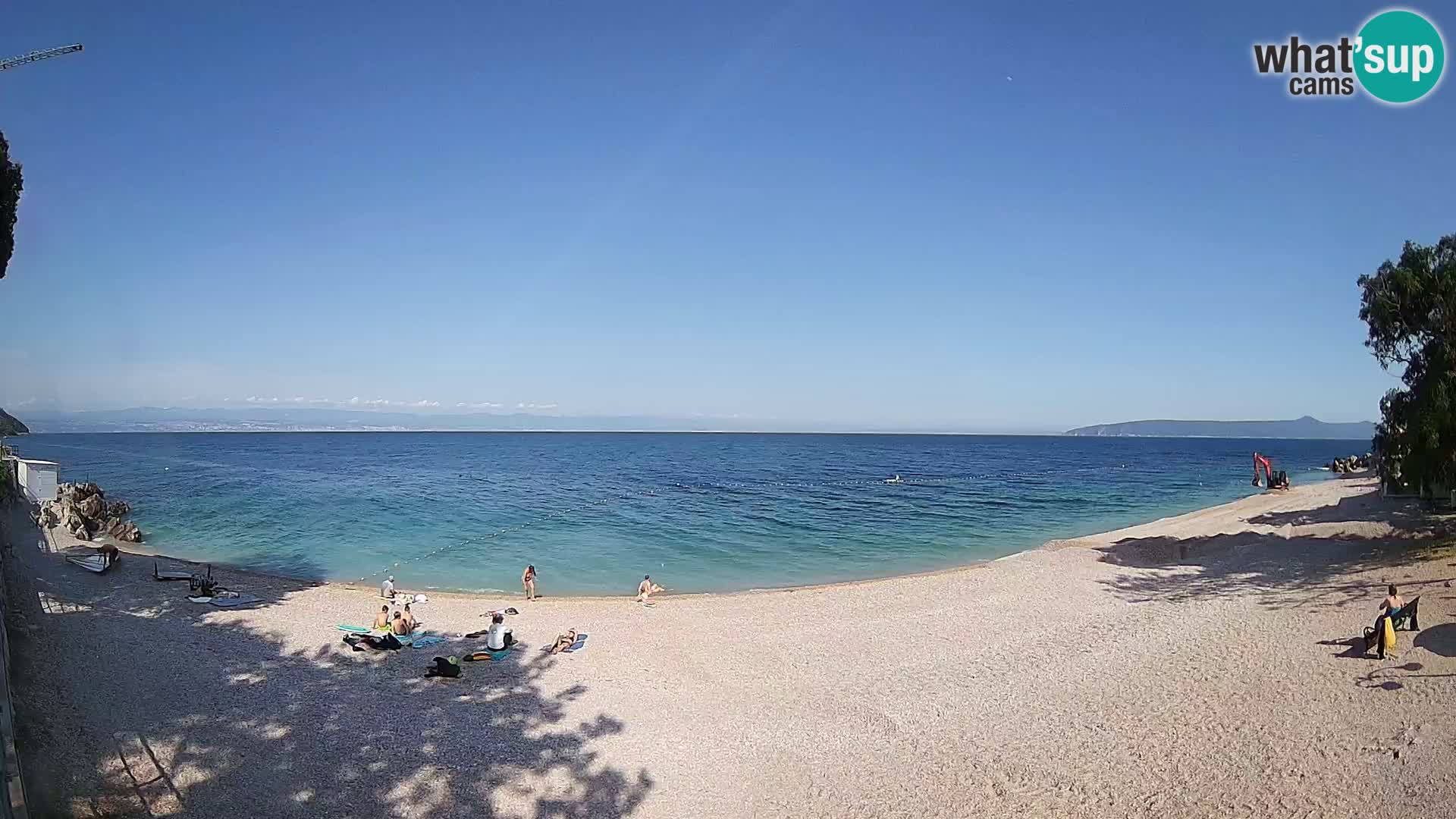 Spletna kamera plaža Sv. Ivan | Mošćenička Draga