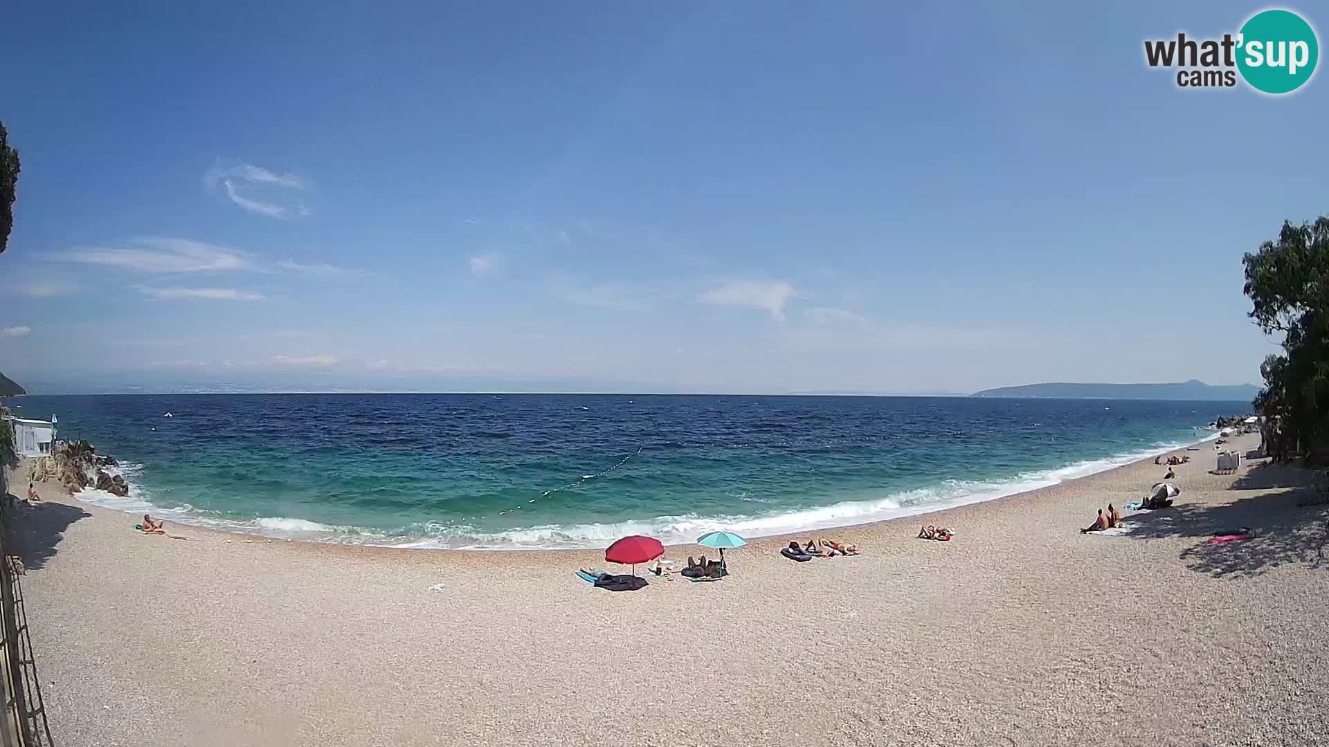 Webcam spiaggia Sv. Ivan | Draga di Moschiena