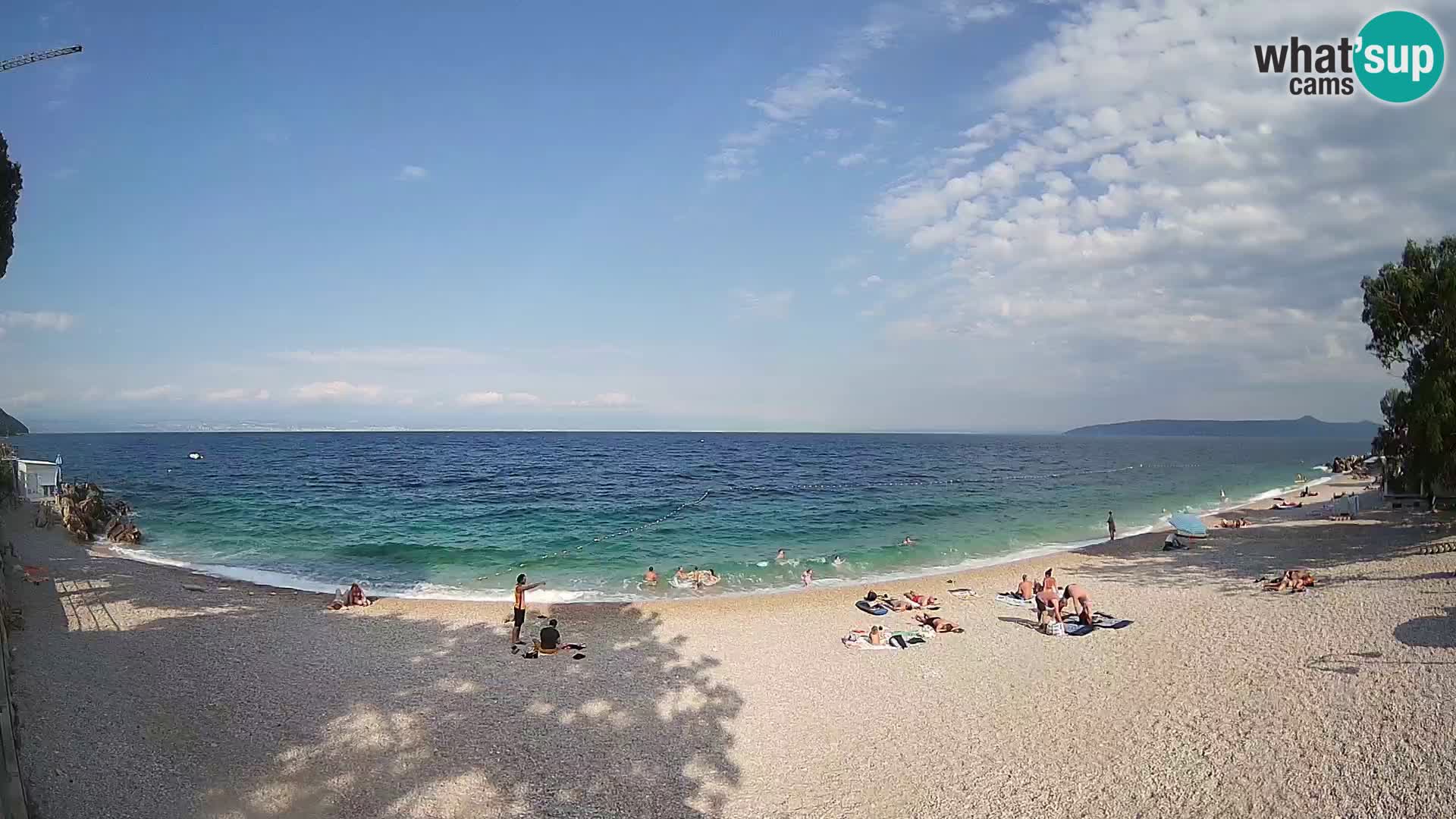 Spletna kamera plaža Sv. Ivan | Mošćenička Draga