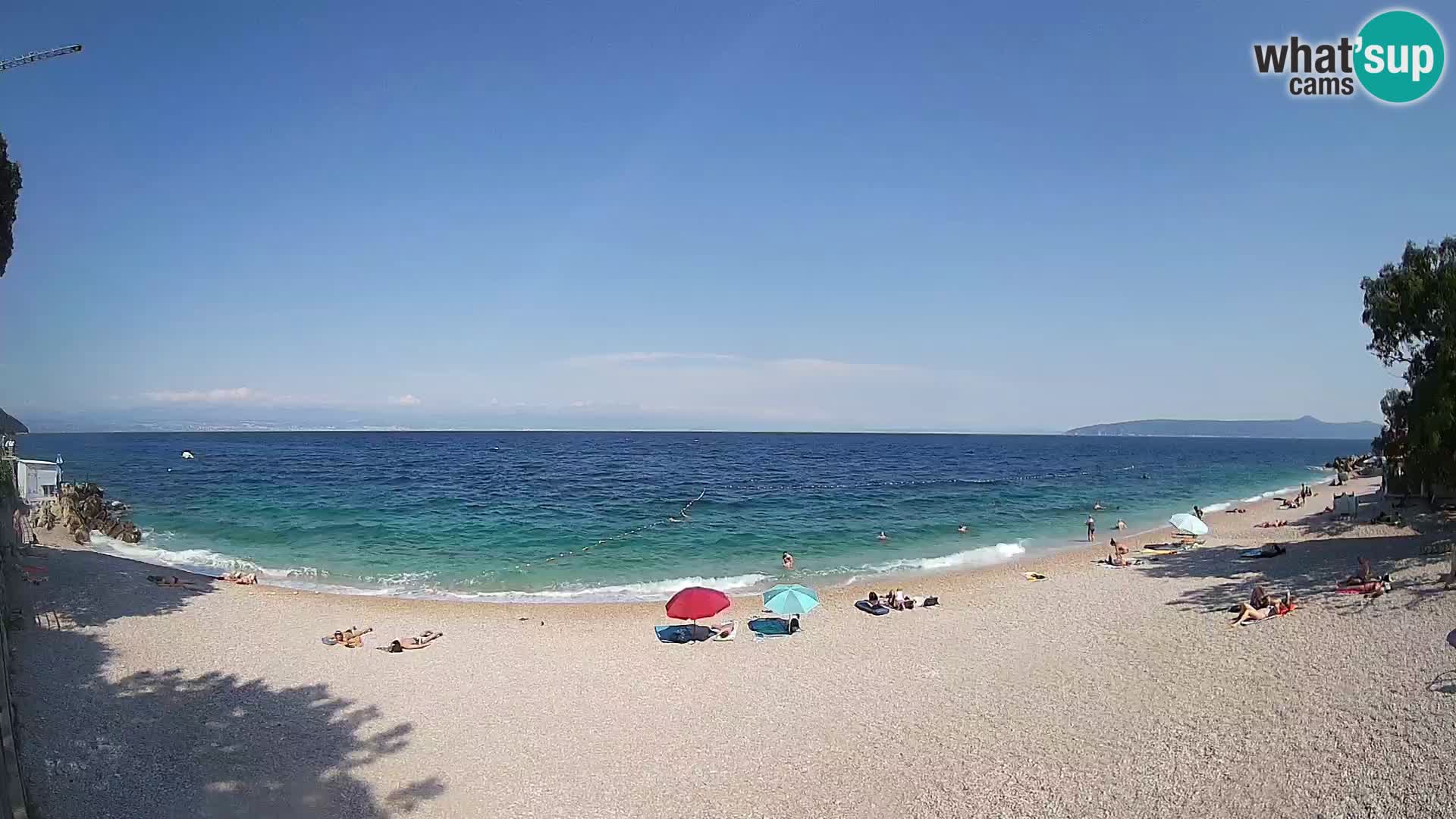 Webcam Sv. Ivan beach | Mošćenička Draga