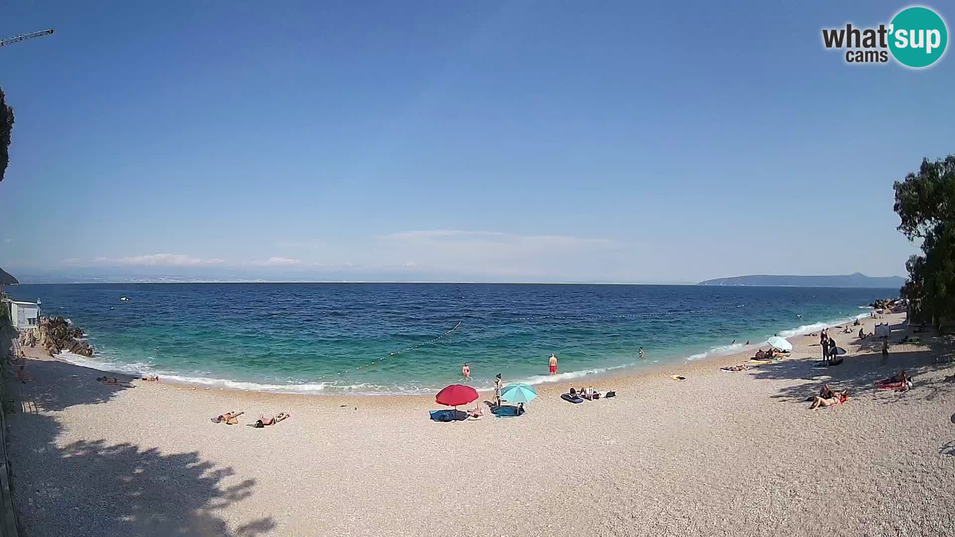 Webcam spiaggia Sv. Ivan | Draga di Moschiena