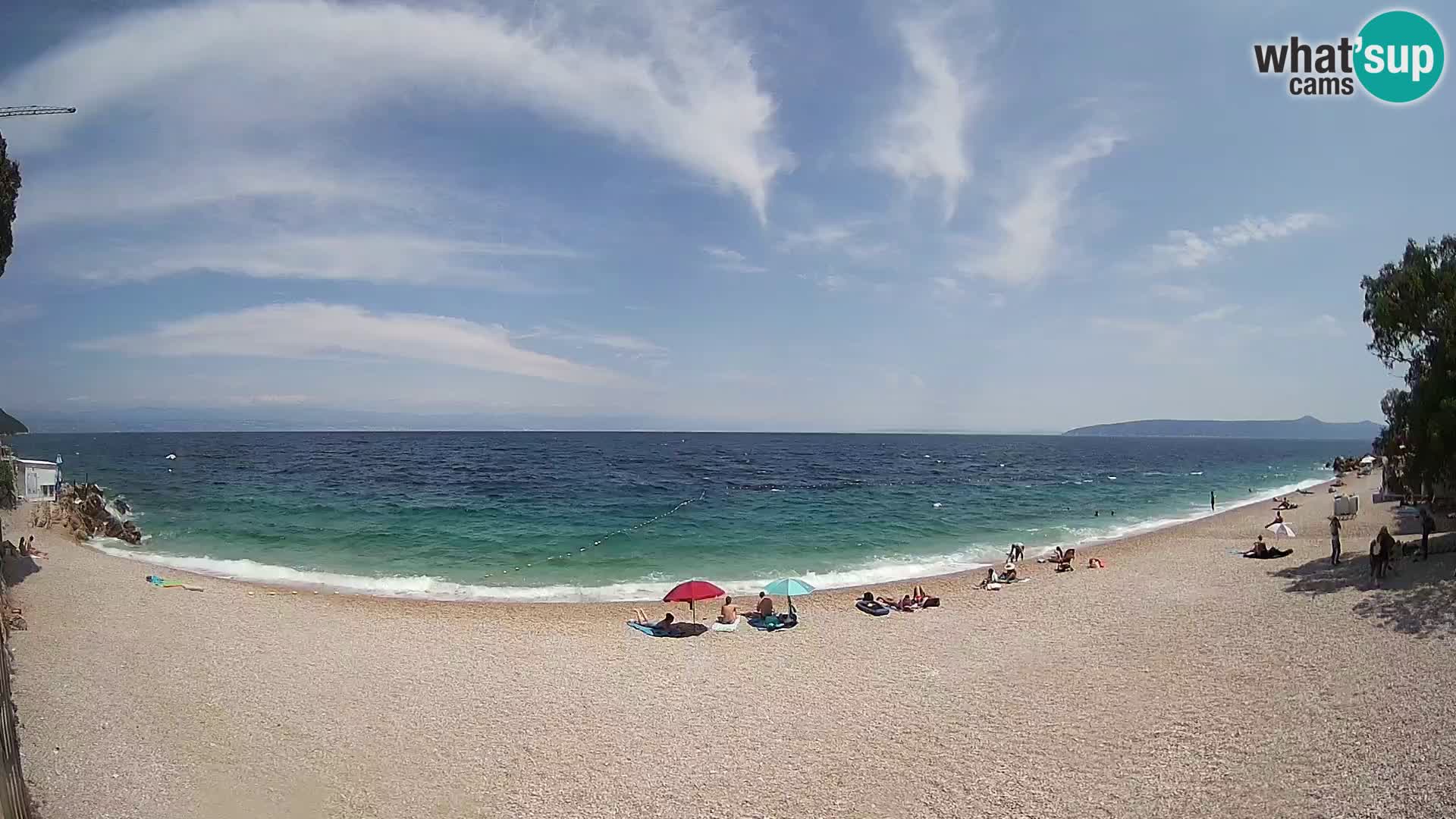 Webcam spiaggia Sv. Ivan | Draga di Moschiena