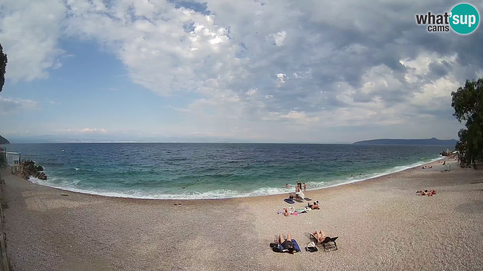 Spletna kamera plaža Sv. Ivan | Mošćenička Draga