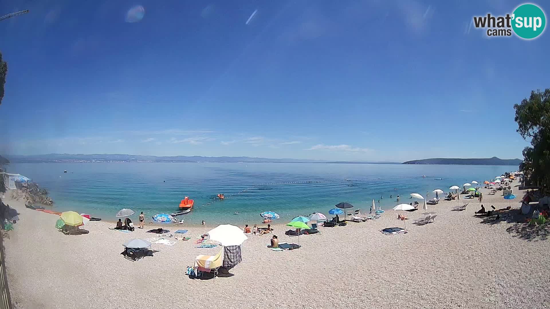 Webcam spiaggia Sv. Ivan | Draga di Moschiena