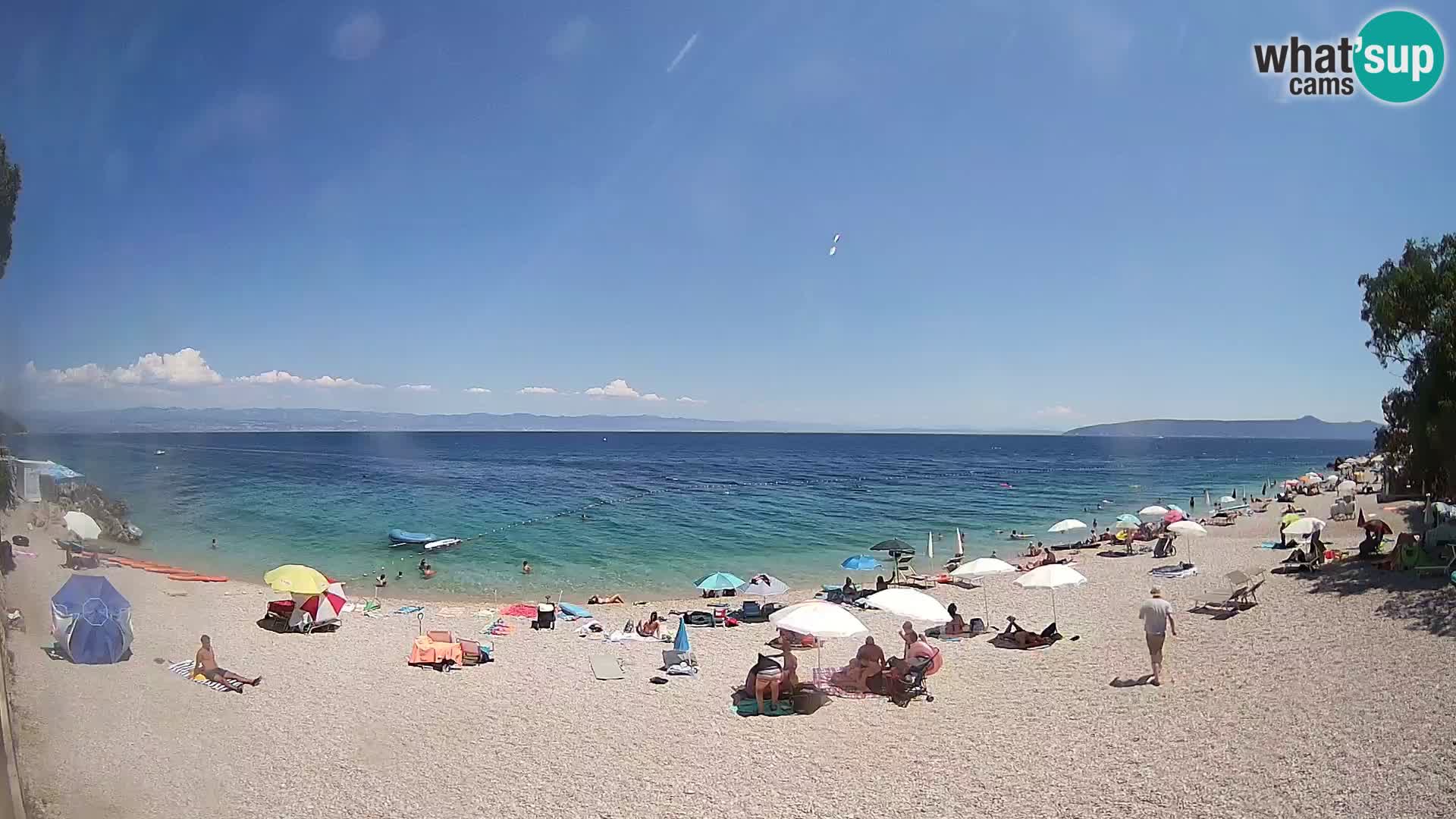 Webcam spiaggia Sv. Ivan | Draga di Moschiena