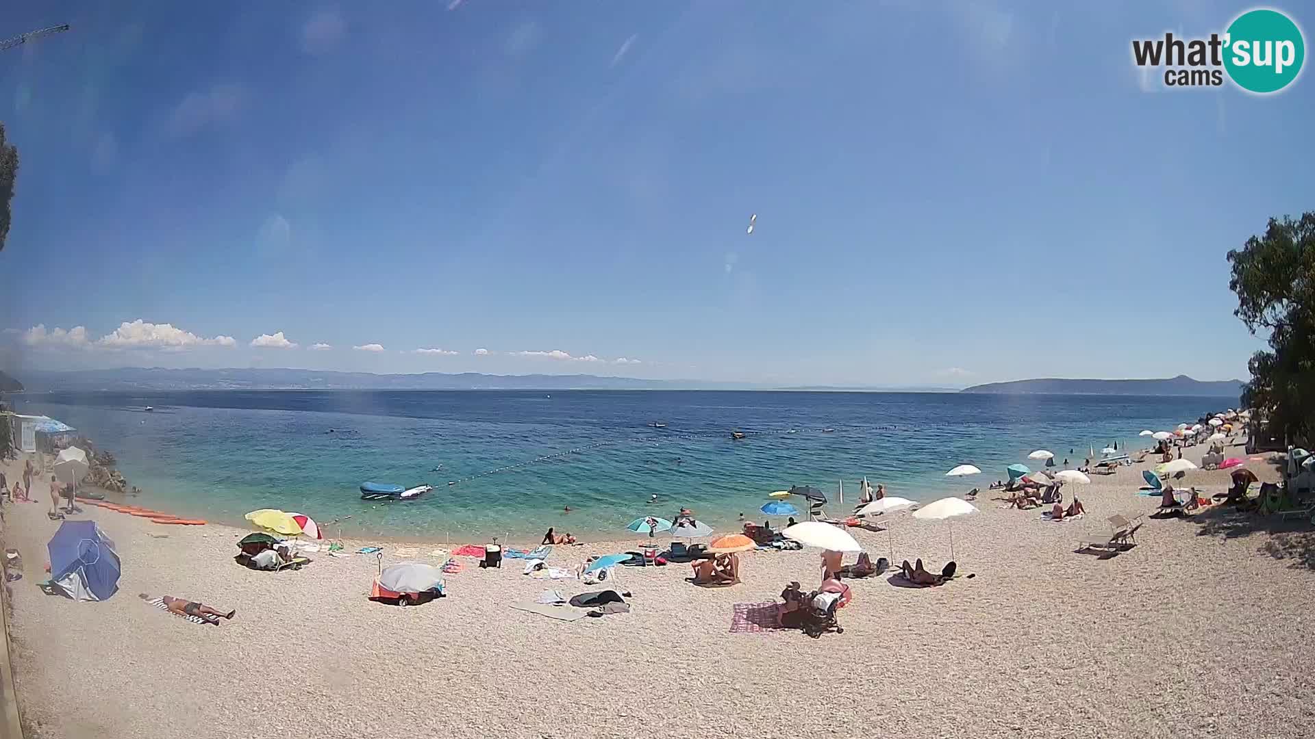 Webcam Sv. Ivan beach | Mošćenička Draga
