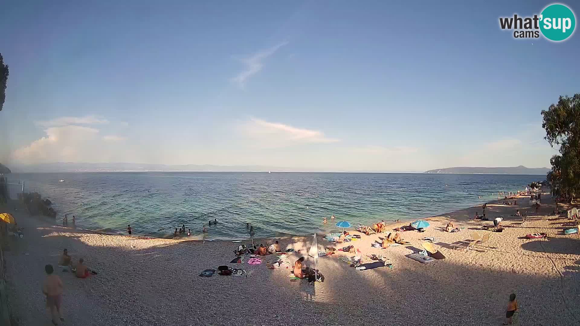 Spletna kamera plaža Sv. Ivan | Mošćenička Draga