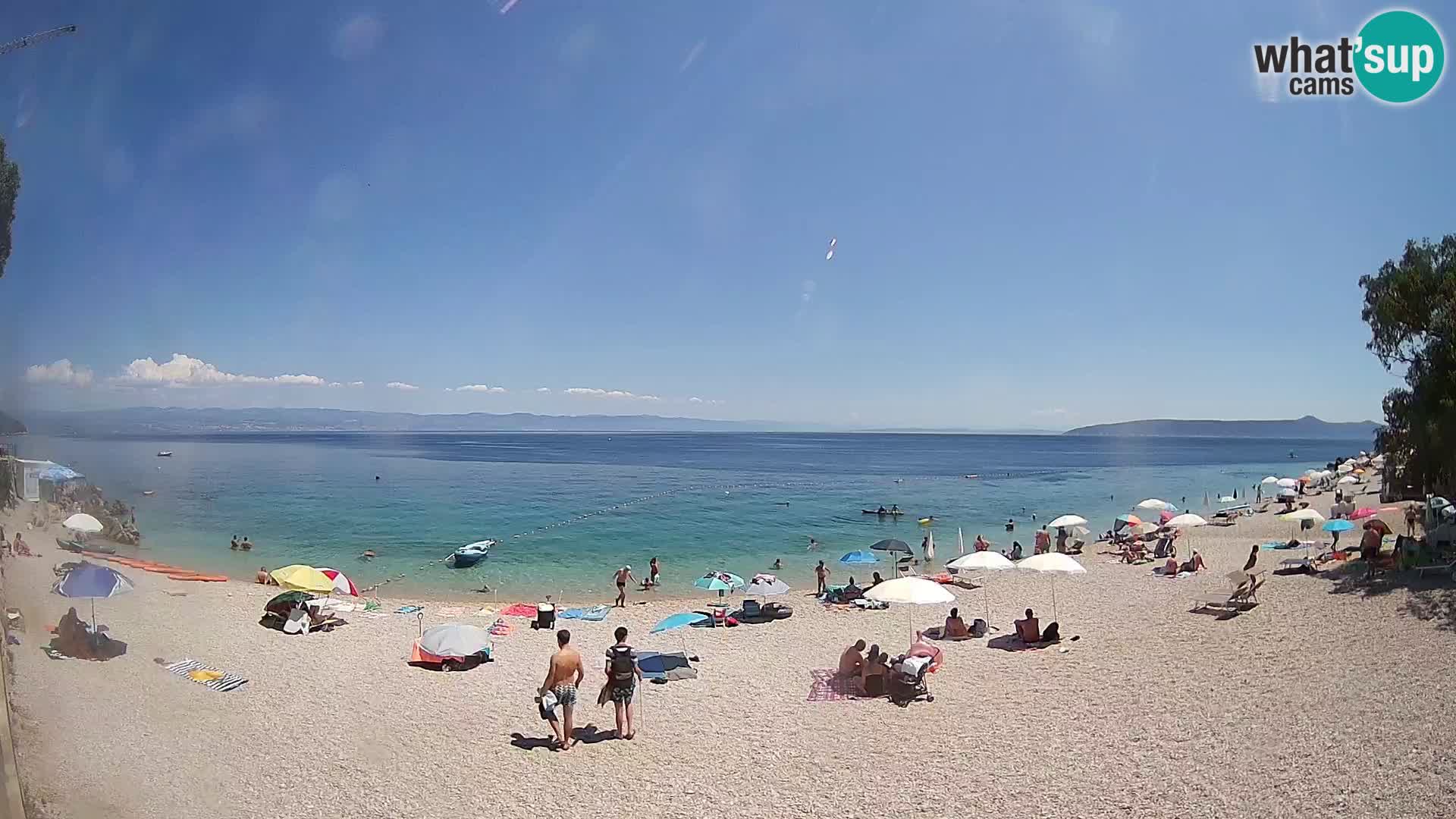 Spletna kamera plaža Sv. Ivan | Mošćenička Draga