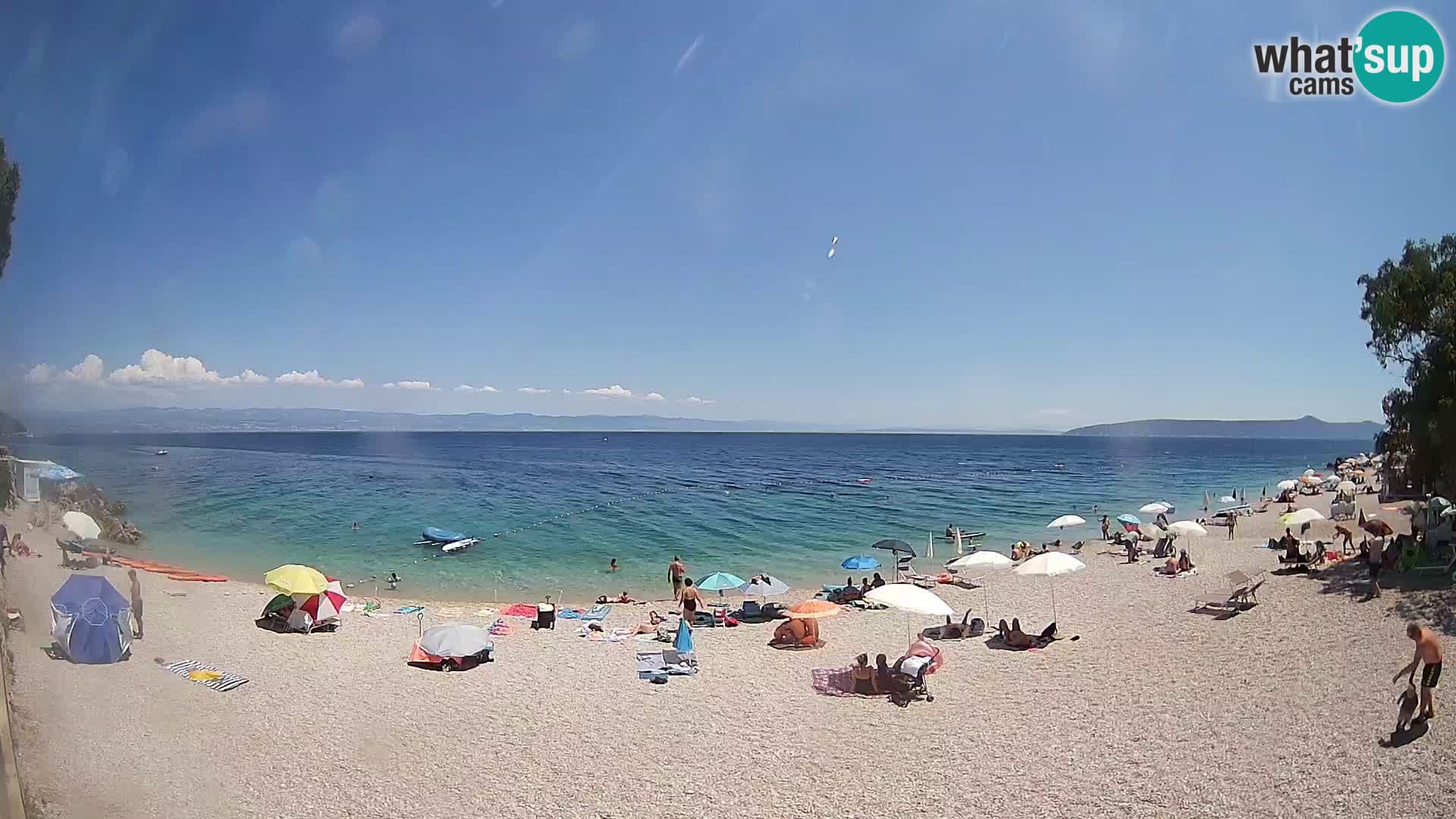 Webcam spiaggia Sv. Ivan | Draga di Moschiena