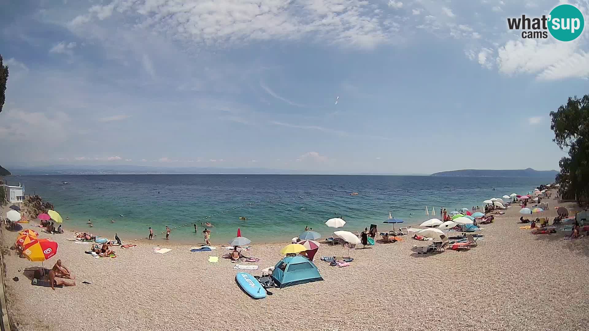 Webcam spiaggia Sv. Ivan | Draga di Moschiena